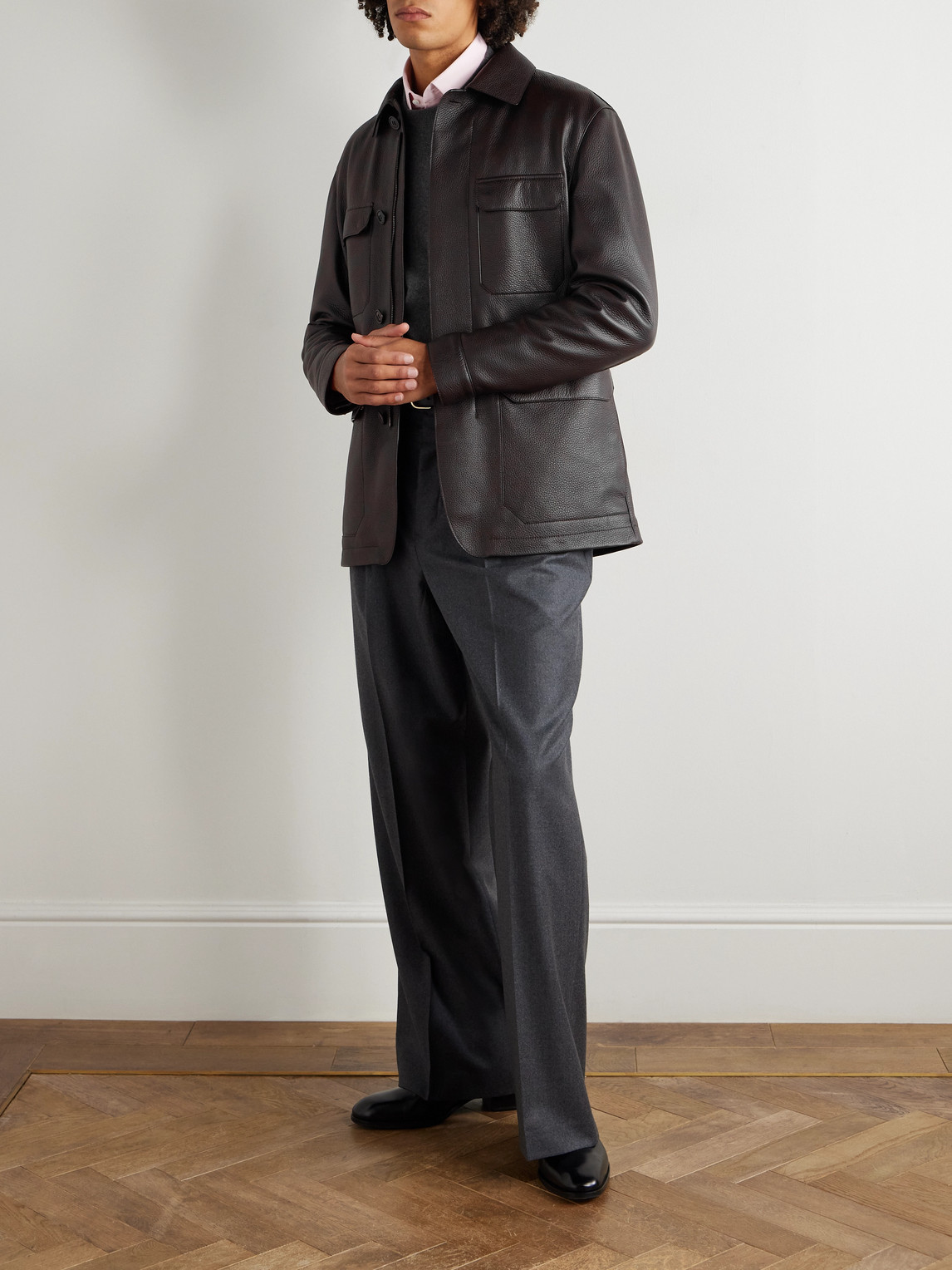 Padded Full-Grain Leather