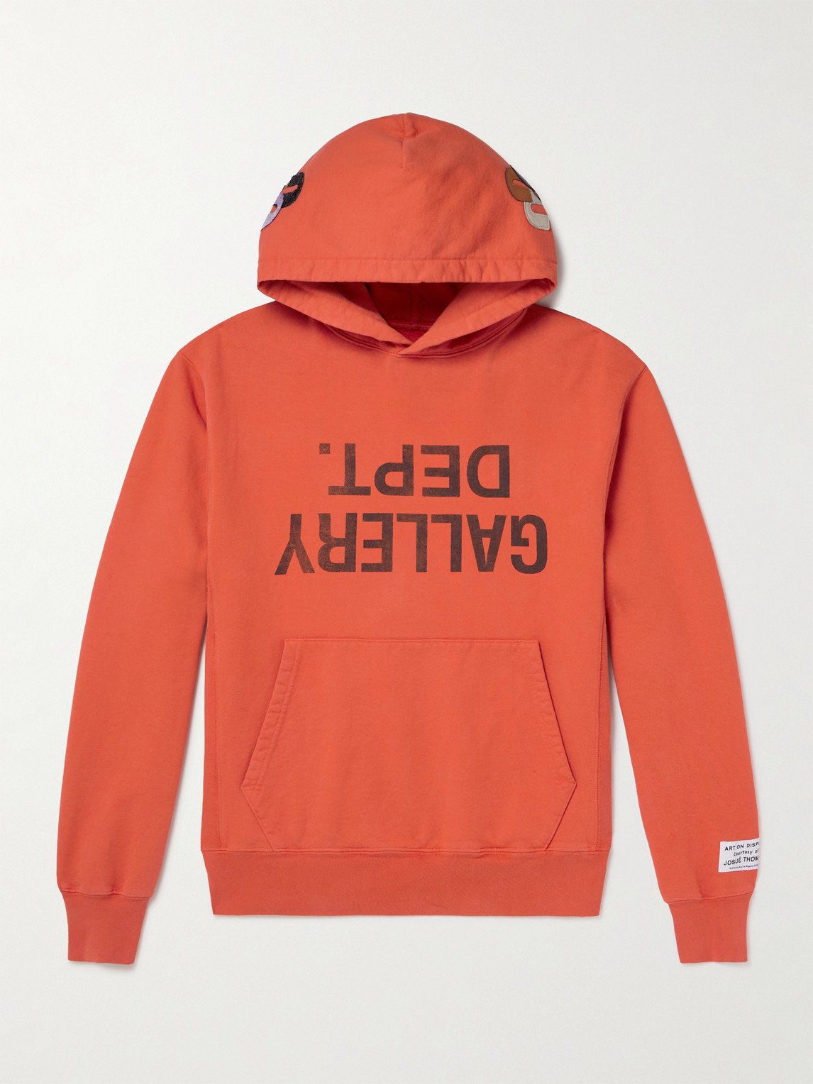 Gallery Dept. Logo-Print Appliquéd Cotton-Jersey Hoodie - Men