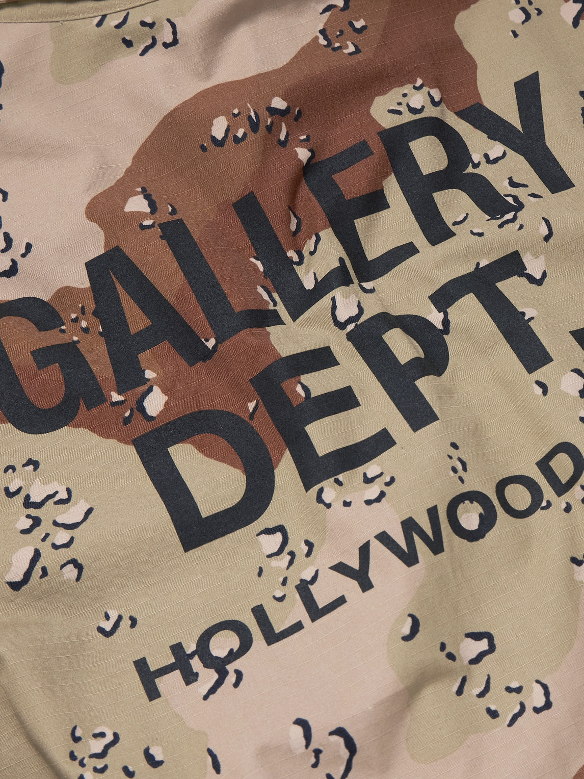 Gallery Dept. Montecito Camouflage Logo-print Cotton-ripstop Jacket In Multi