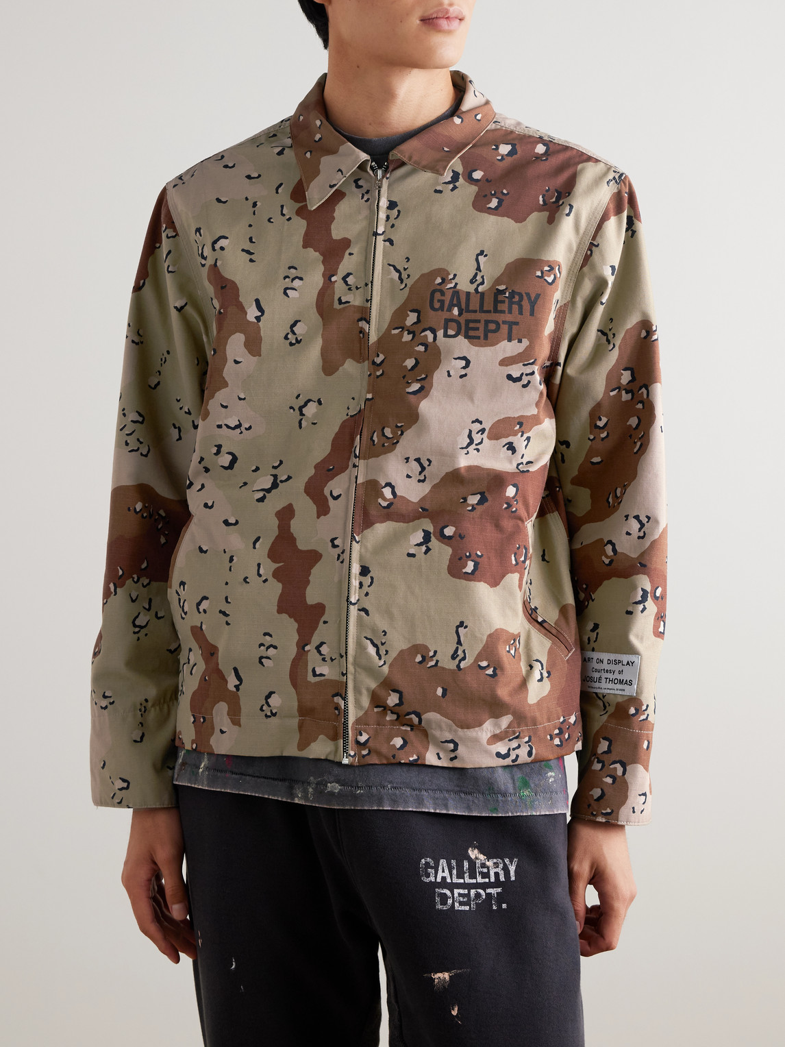 Gallery Dept. Montecito Camouflage Logo-print Cotton-ripstop Jacket In Multi