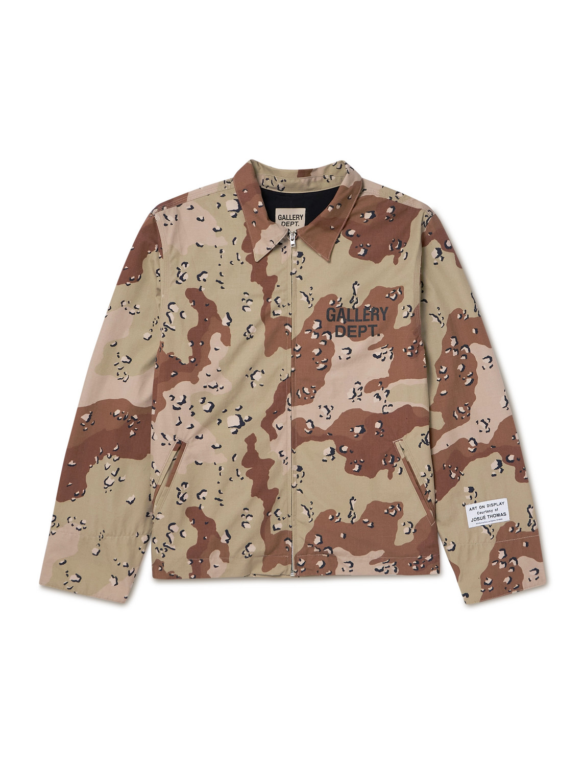 Gallery Dept. Montecito Camouflage Logo-print Cotton-ripstop Jacket In Multi