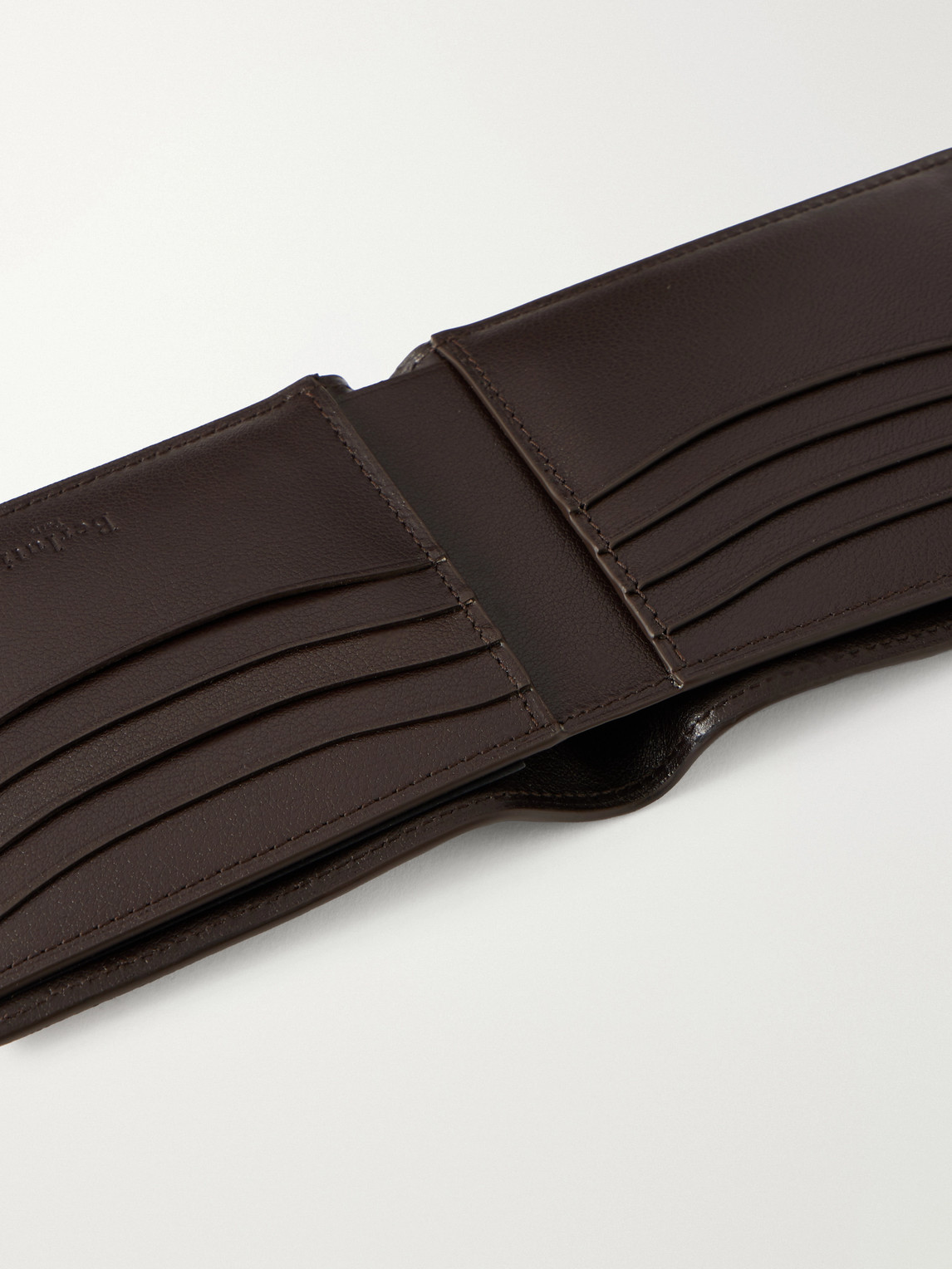  Berluti - Makore Neo Venezia Leather Cardholder - Men - Brown 