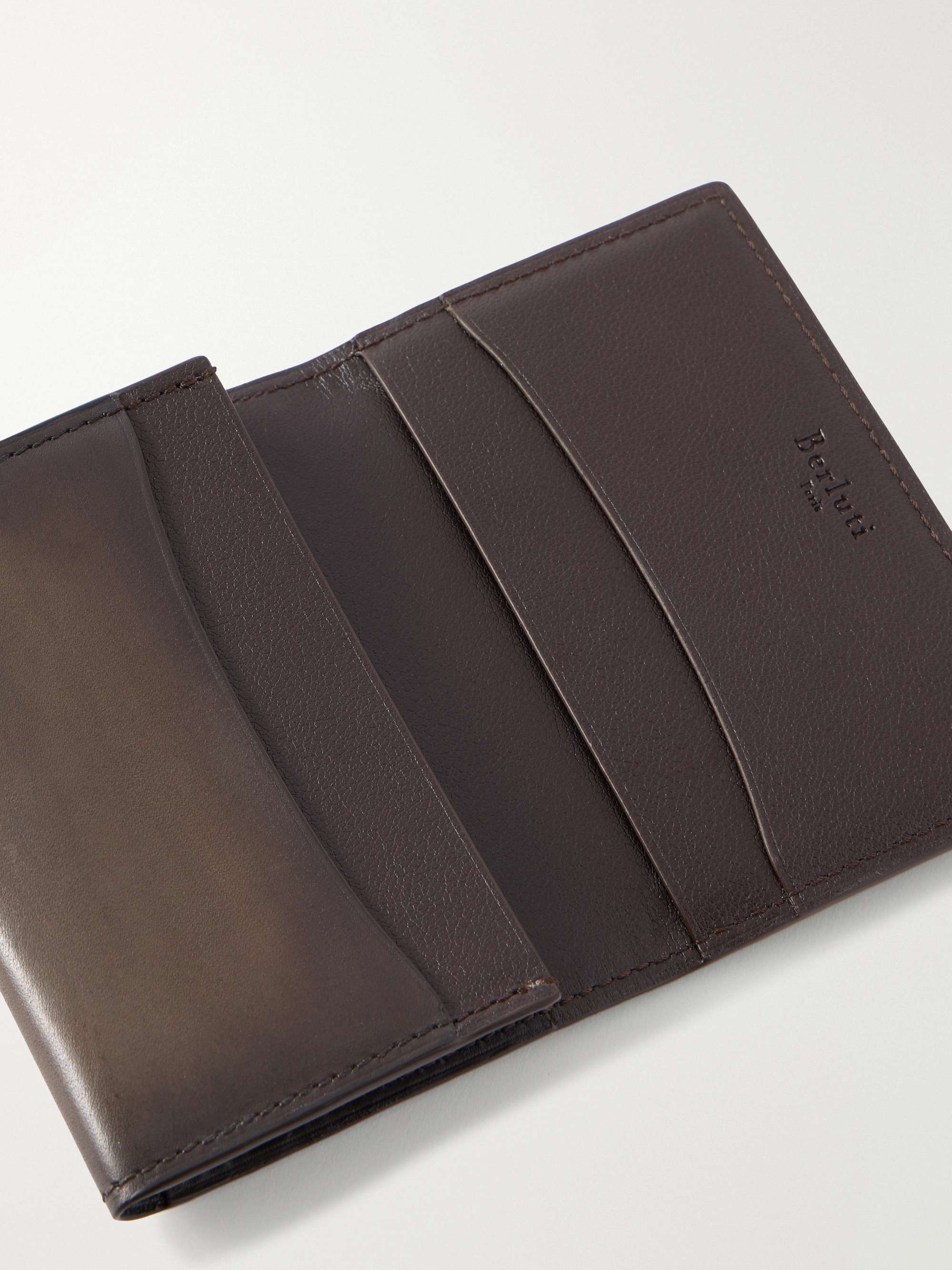 berluti 財布 BERLUTI Imbuia Gaspard Venezia Leather Cardholder for Men | MR PORTER