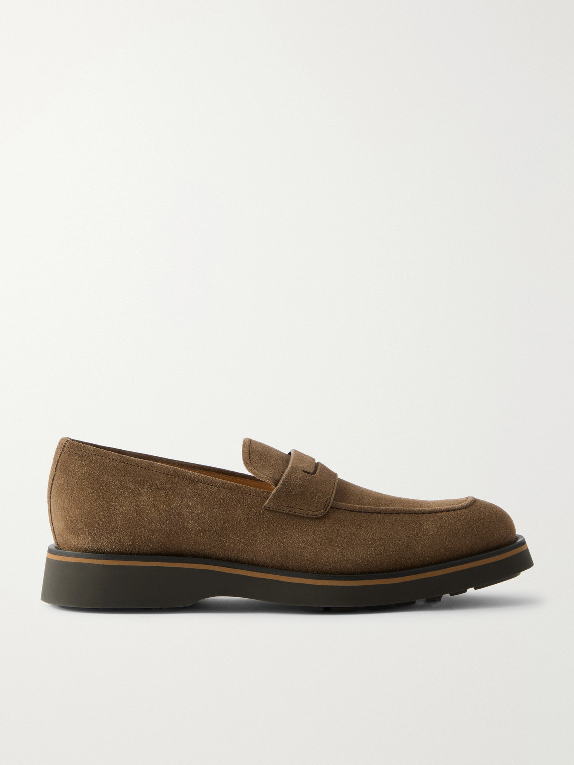 Berluti Berluti - Alessio Suede Loafers - Men - Brown - UK 8 aus 80% Leather 20% Various Materials in Brown