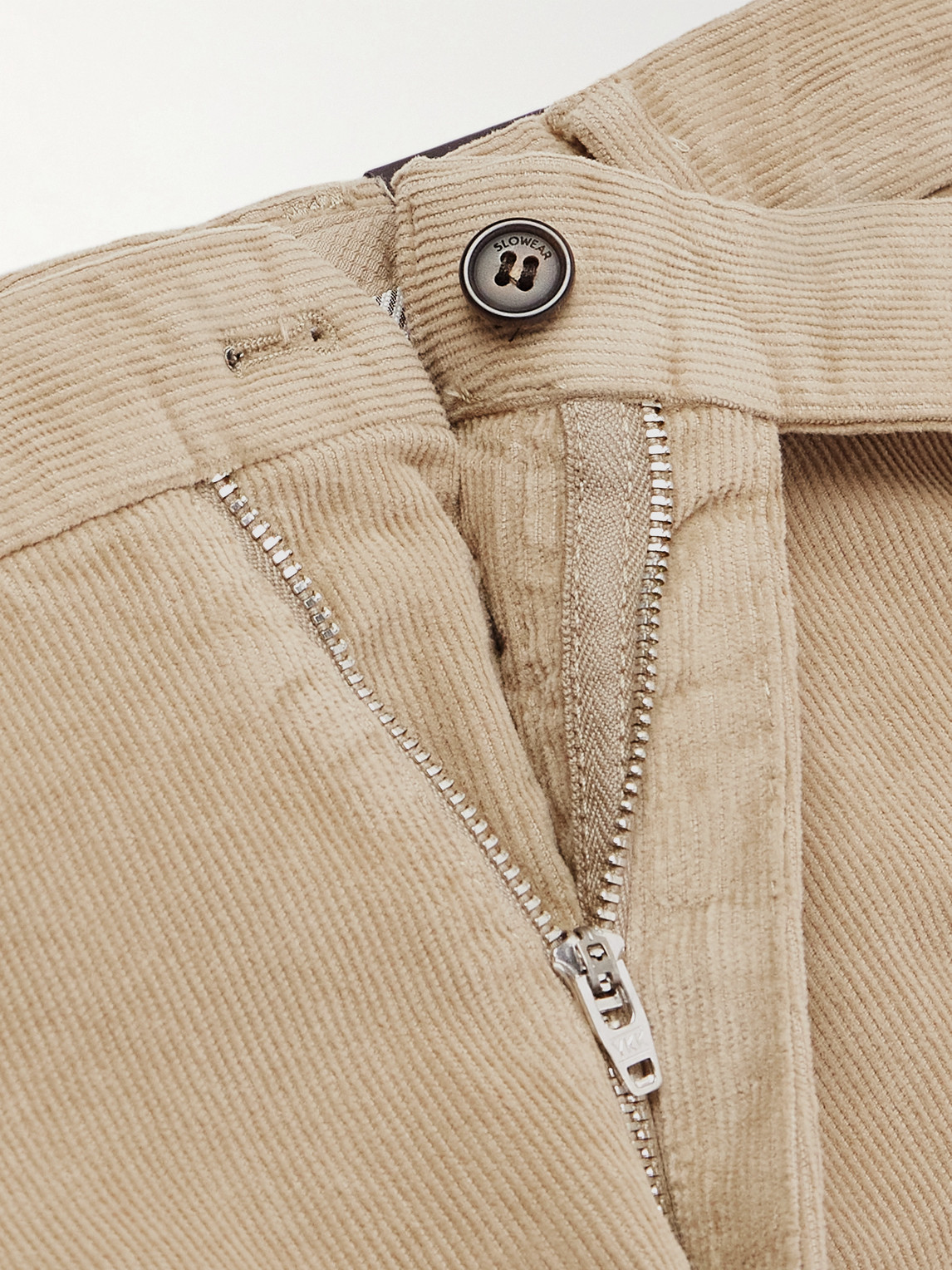 Incotex Straight-leg Cotton-blend Corduroy Trousers In Brown