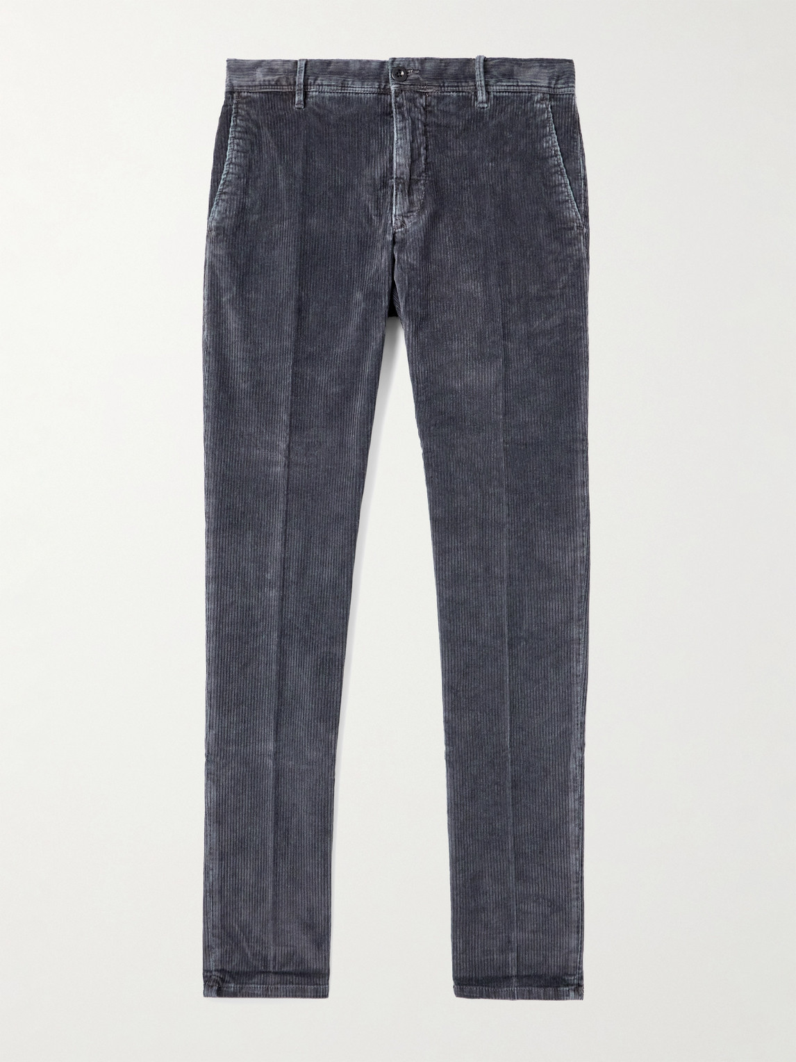 Incotex Slim-Fit Cotton-Blend Corduroy Trousers - Men