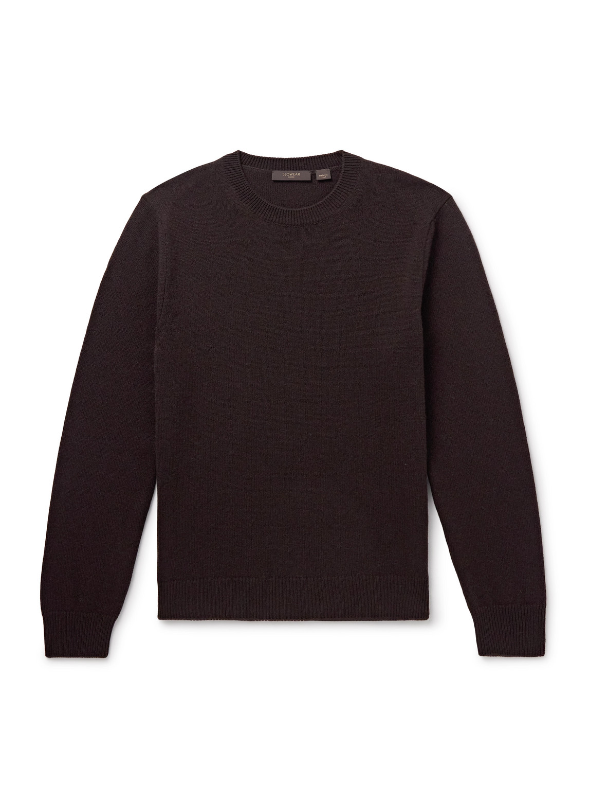 Incotex Zanone Virgin Wool And Cashmere-blend Sweater In Purple