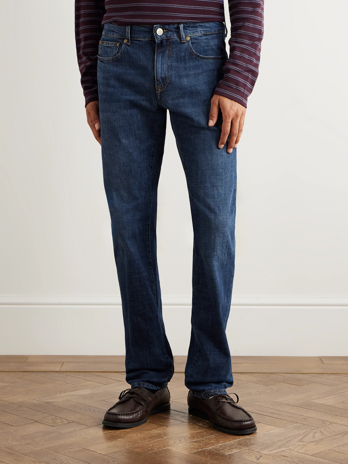 Incotex Slim-fit Jeans In Blue