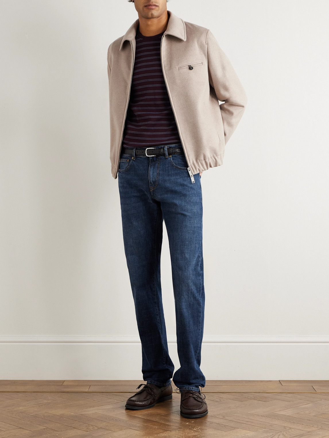 Incotex Slim-fit Jeans In Blue