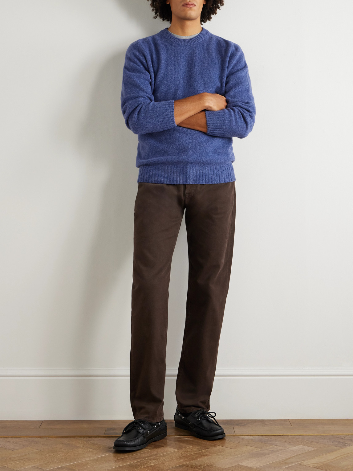 Incotex Blue Division Straight-leg Jeans In Brown