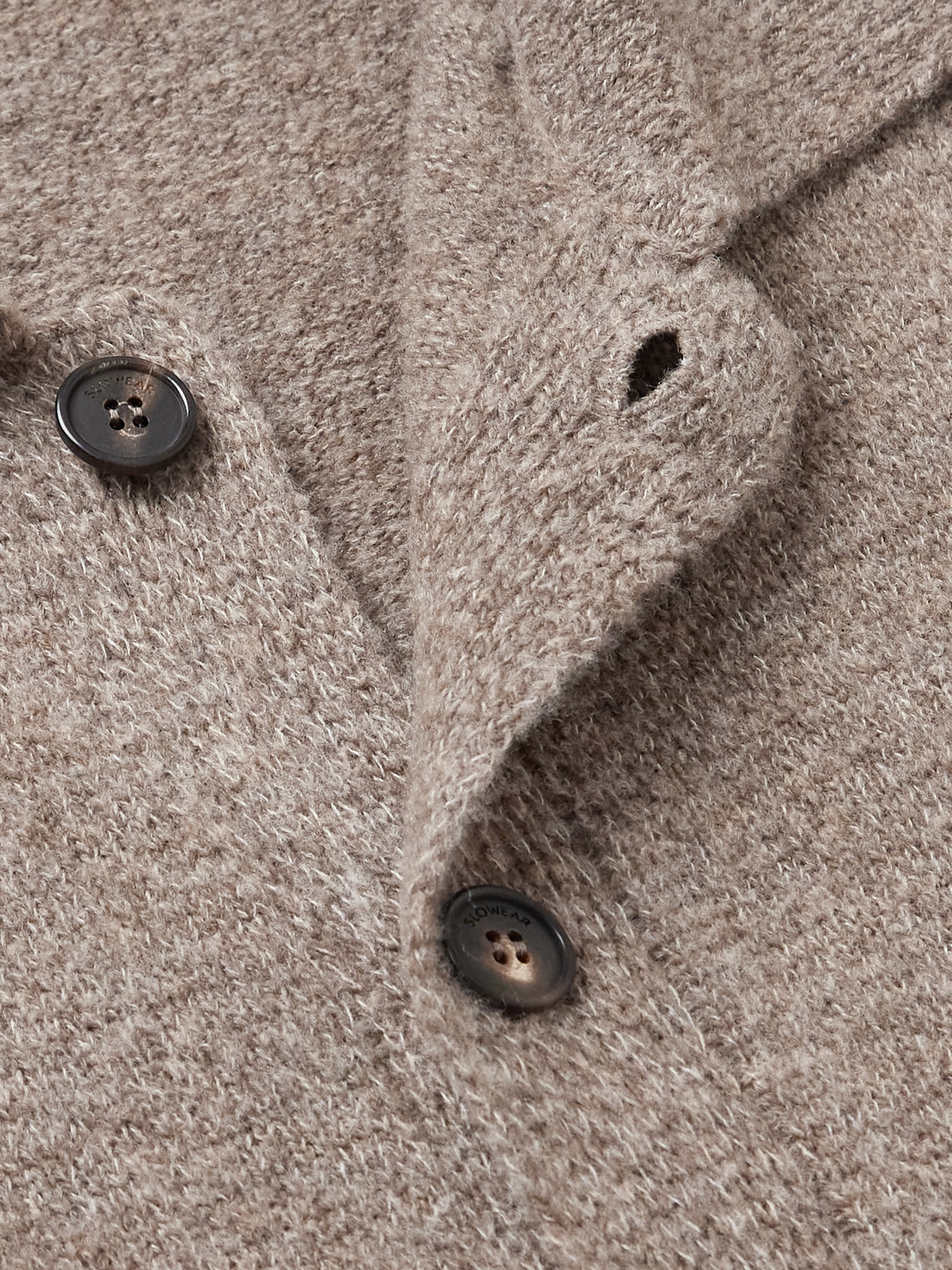 Incotex Wool-blend Cardigan In Brown