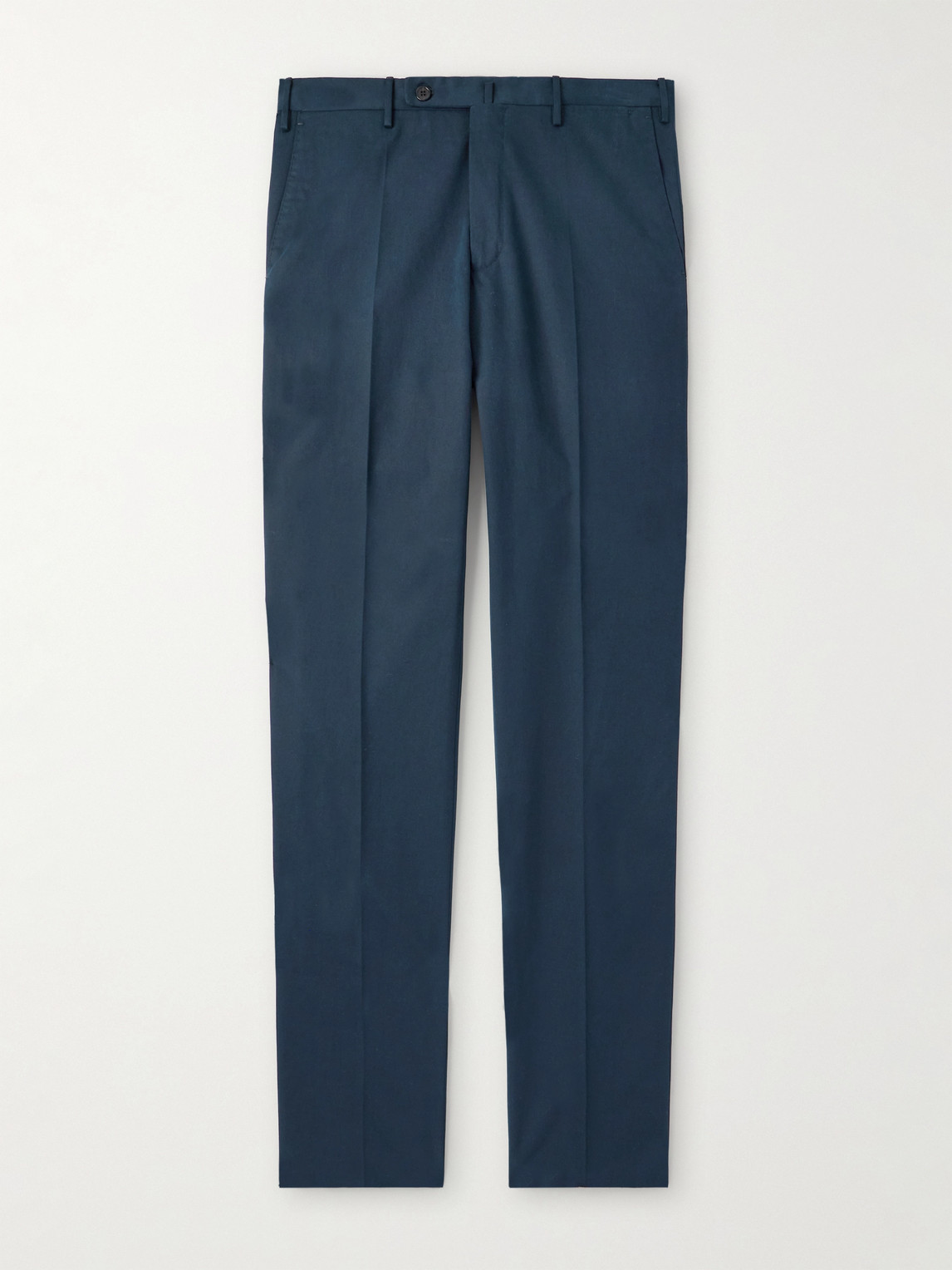 Incotex Slim-Fit Cotton and Cashmere-Blend Trousers - Men