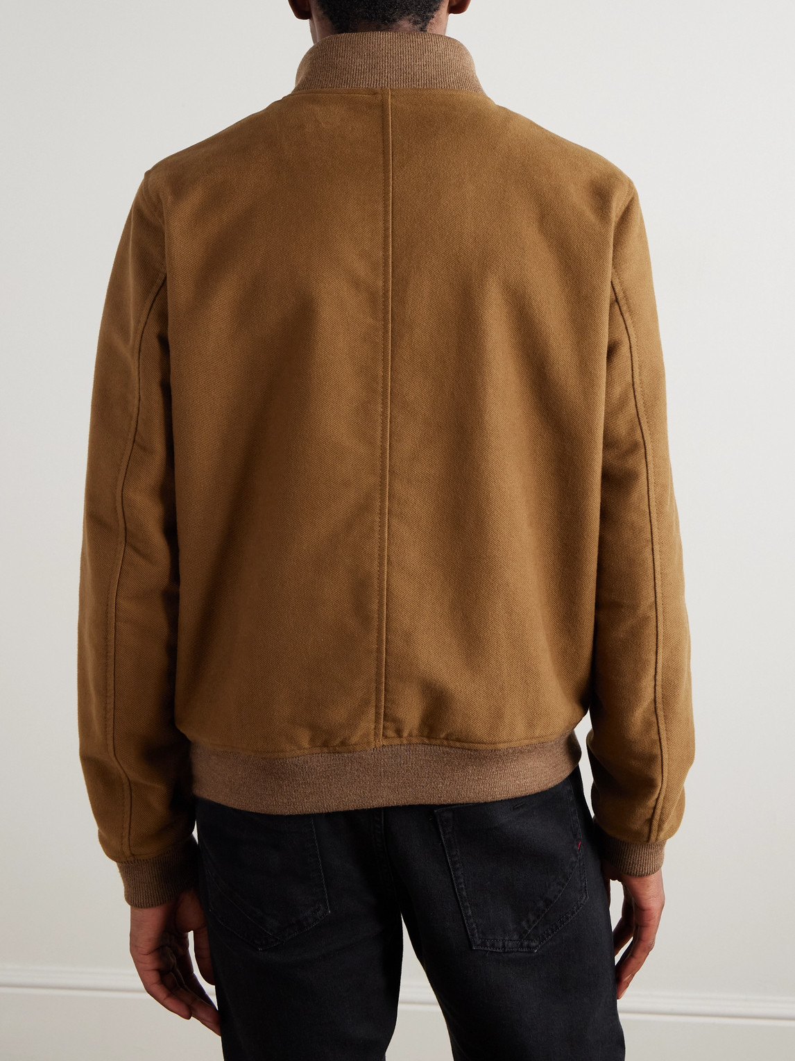 Incotex Montedoro Cotton-twill Jacket In Brown
