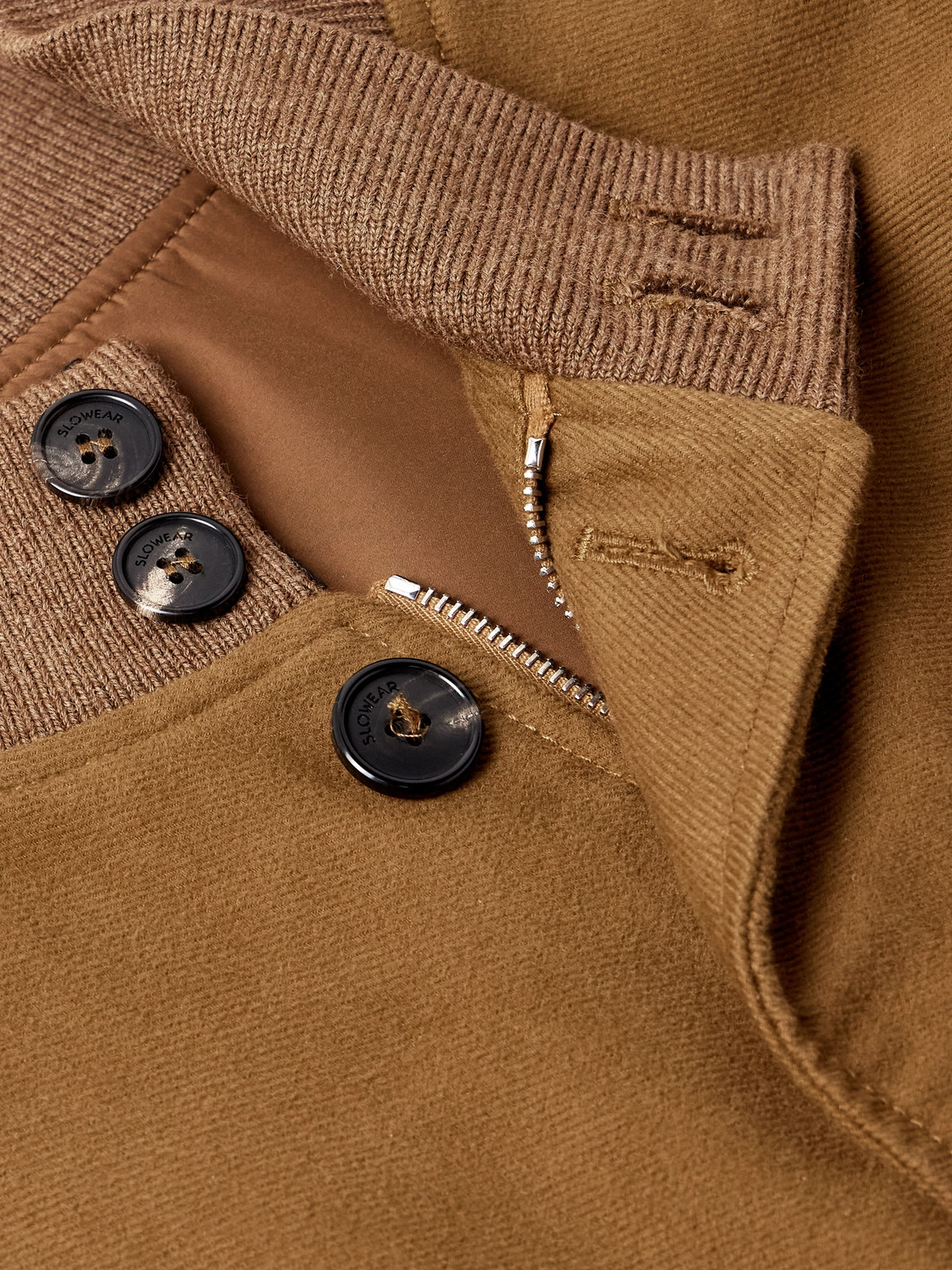 Incotex Montedoro Cotton-twill Jacket In Brown