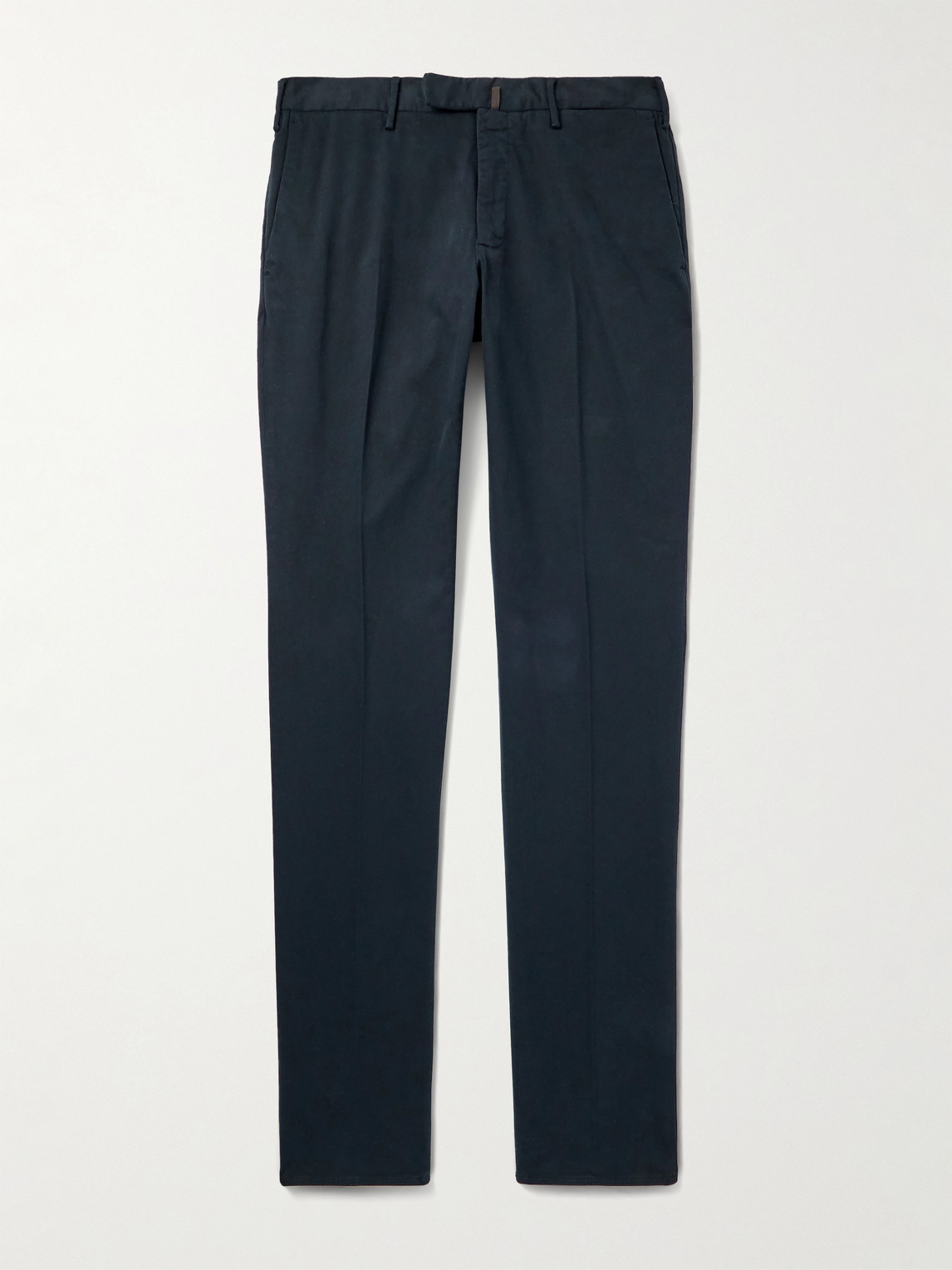 Incotex Straight-Leg Cotton-Blend Twill Trousers - Men