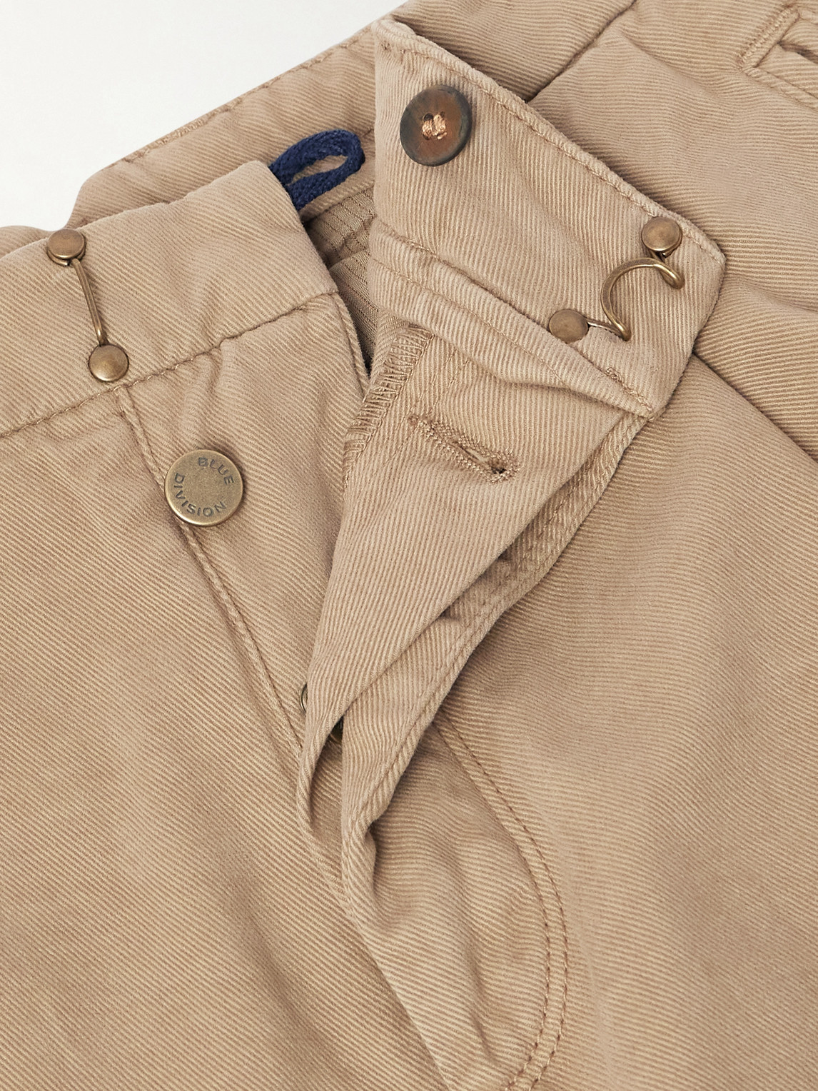 Incotex Blue Division Straight-leg Pleated Cotton And Cashmere-blend Twill Trousers In Brown