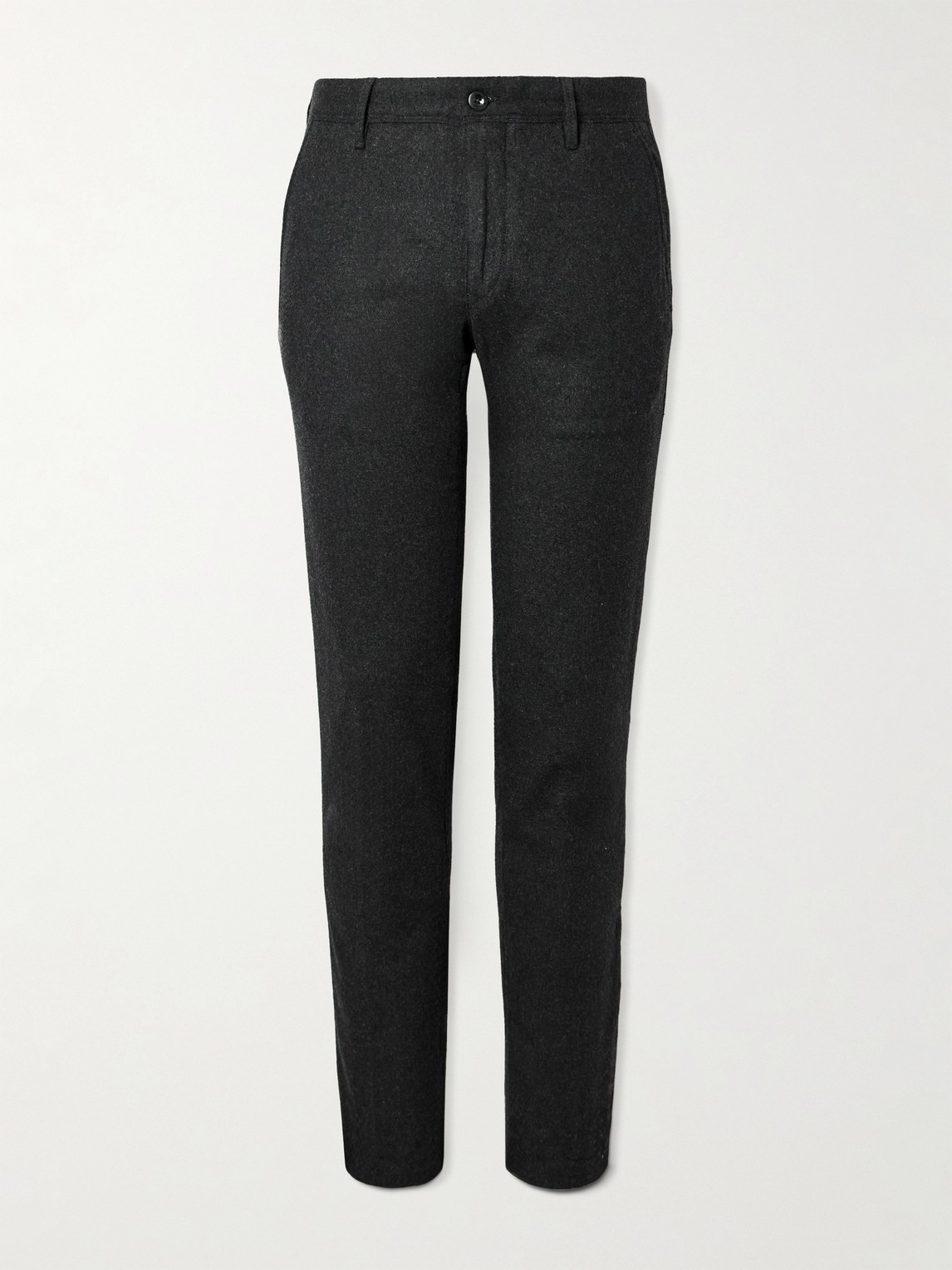 Incotex Slim-Fit Straight-Leg Virgin Wool-Blend Trousers - Men