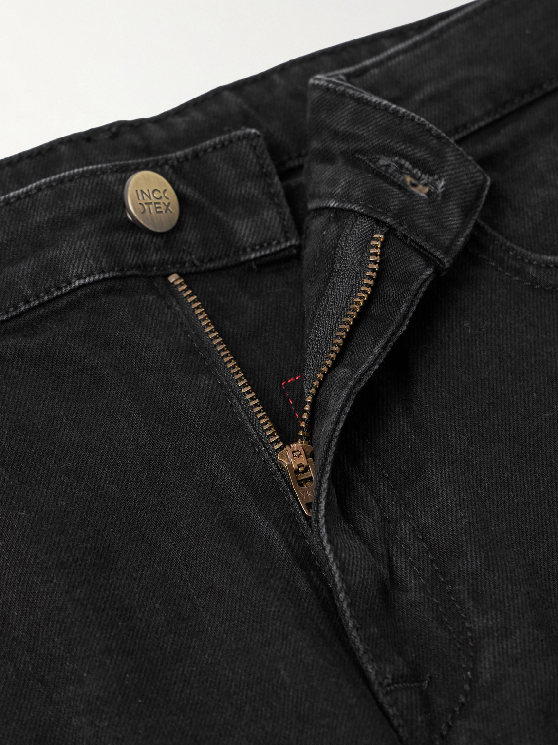 Incotex Straight-leg Jeans In Black