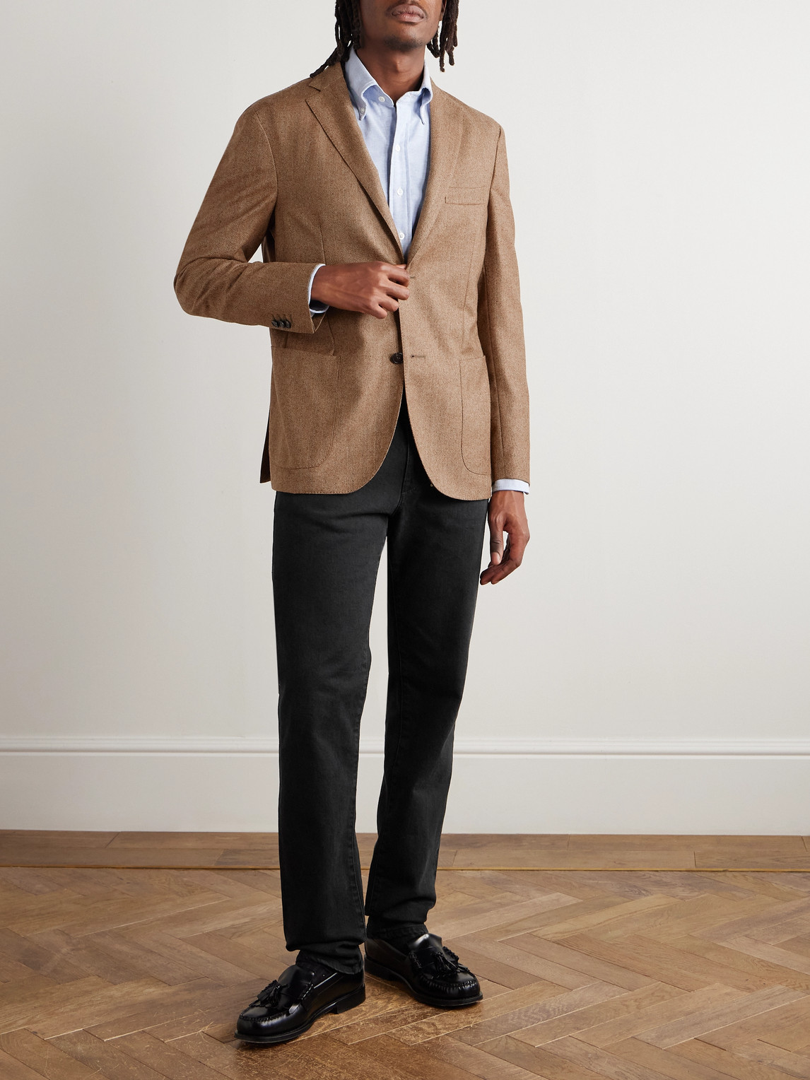 Incotex Straight-leg Jeans In Black
