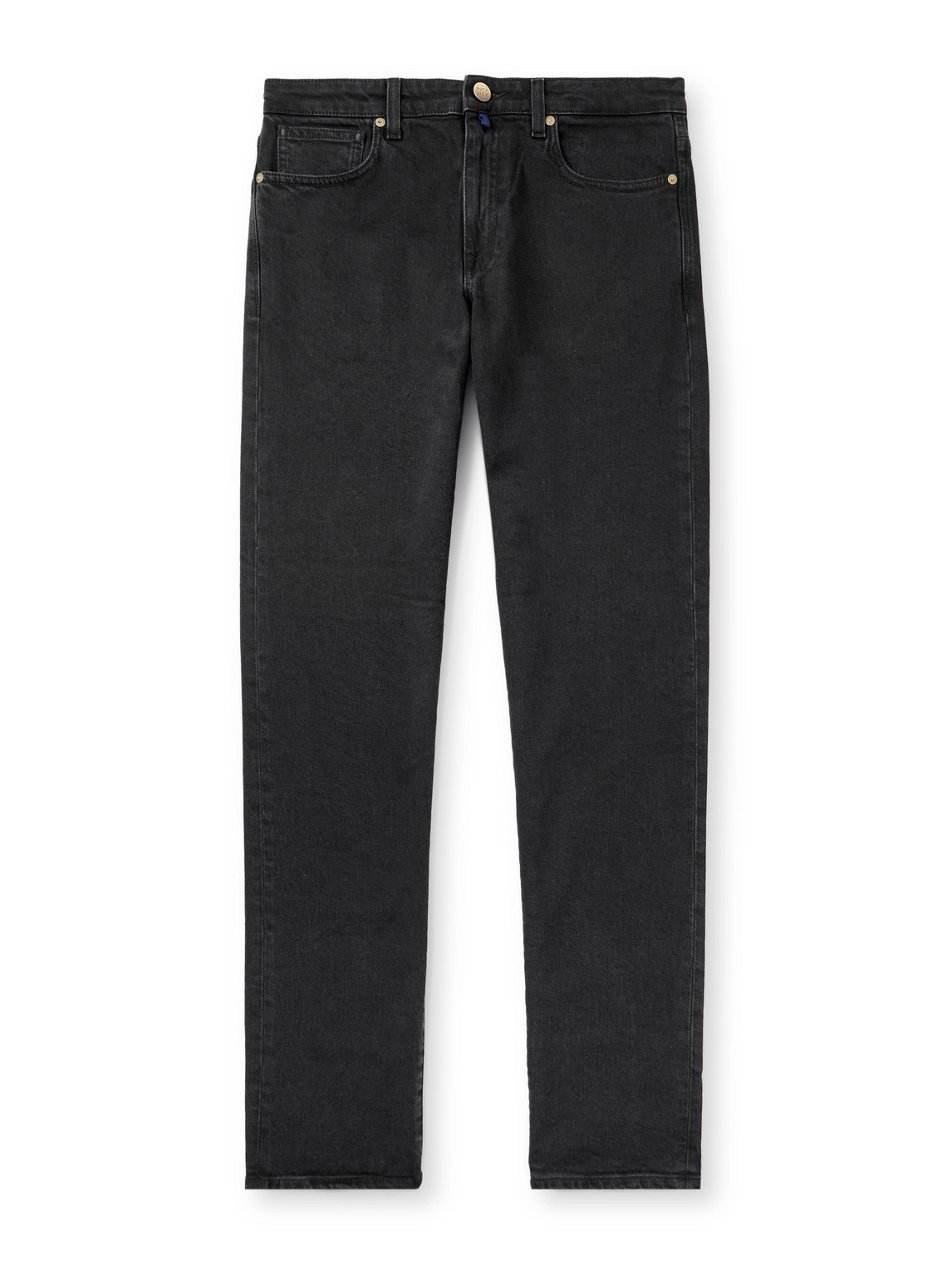 Incotex Straight-leg Jeans In Black