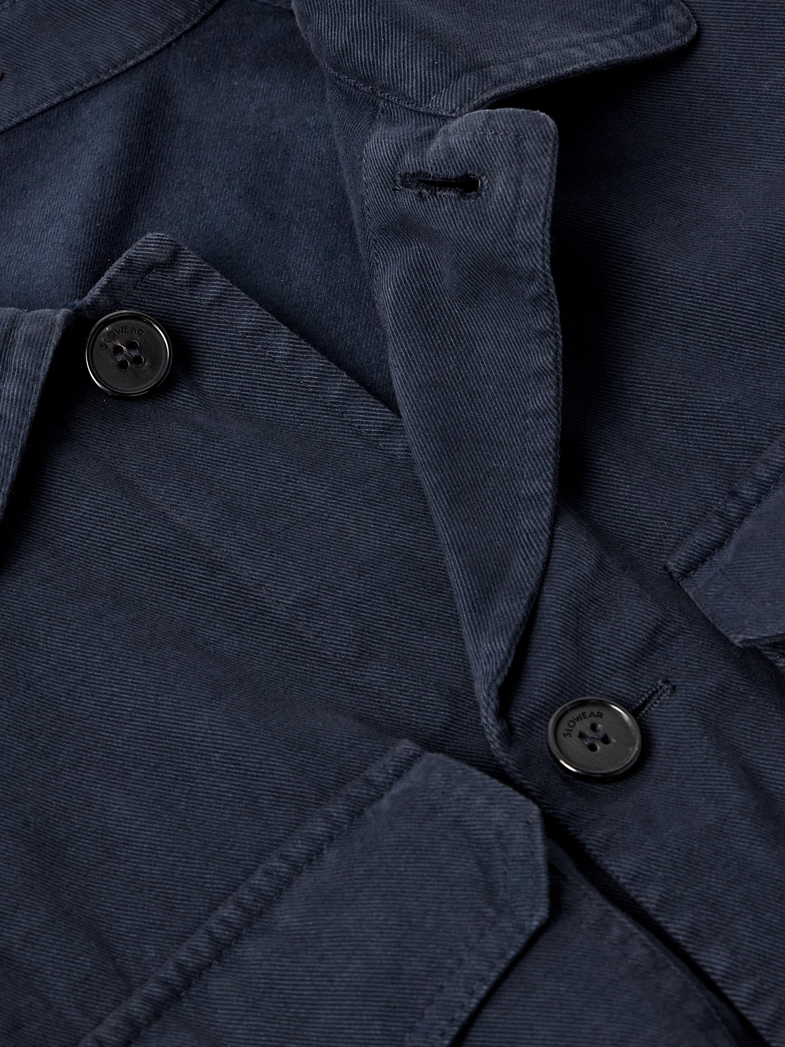 Incotex Cotton And Cashmere-blend Overshirt In Blue