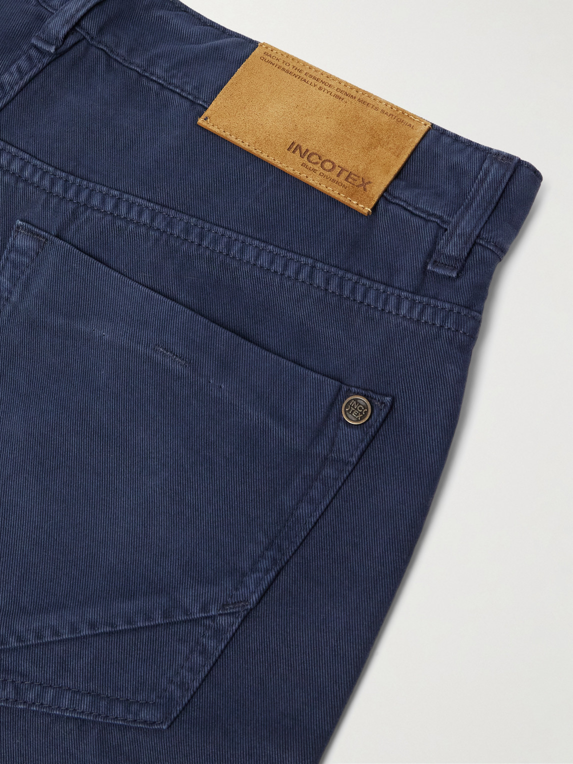 Incotex Blue Division Slim-fit Tapered Jeans In Blue