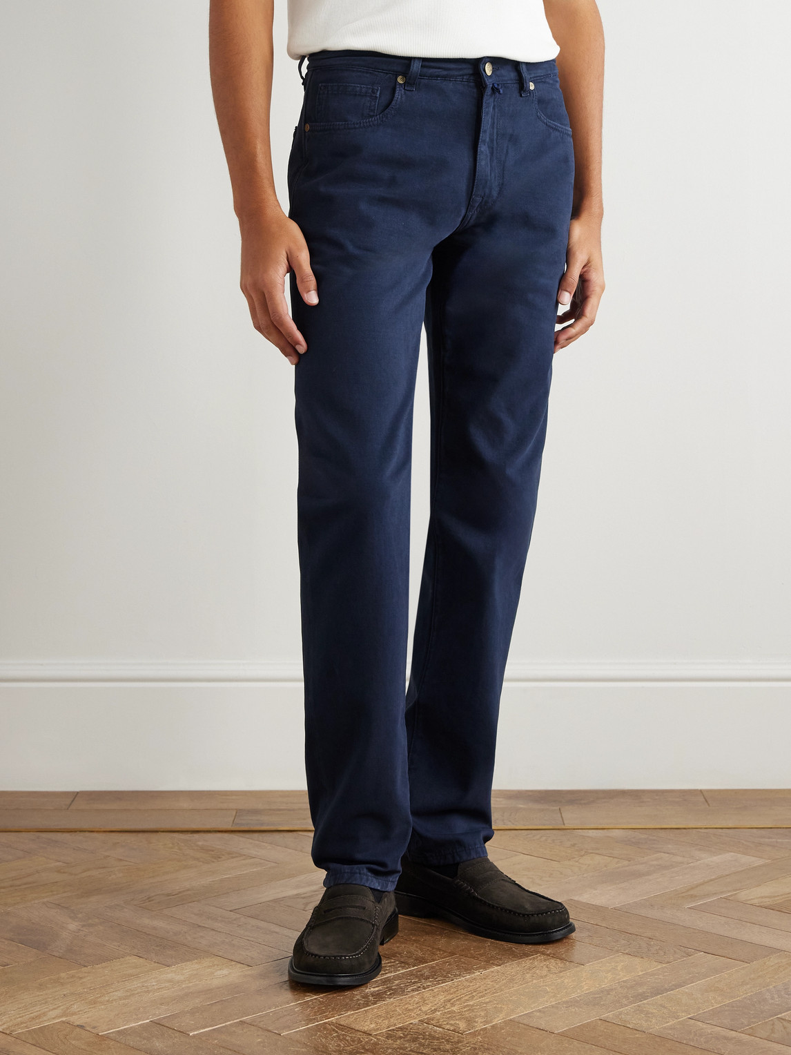 Incotex Blue Division Slim-fit Tapered Jeans In Blue