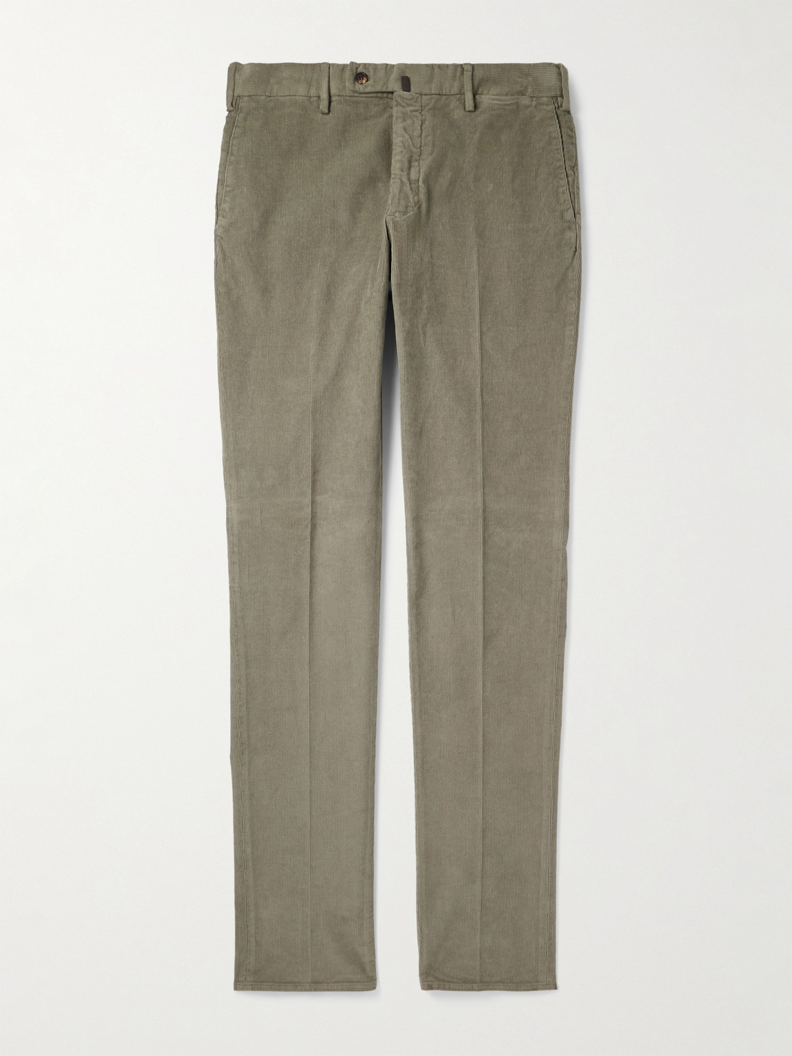Incotex – Straight-Leg Cotton-Blend Corduroy Trousers