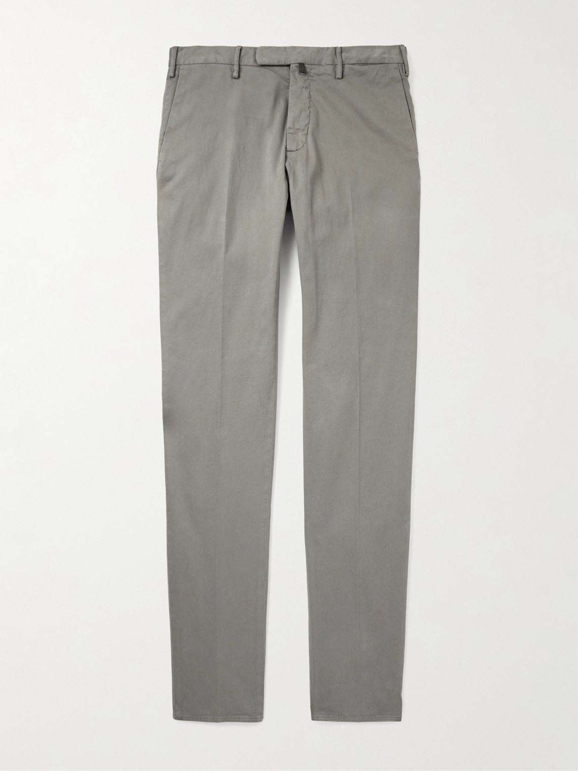 Incotex Straight-Leg Cotton-Blend Twill Trousers - Men