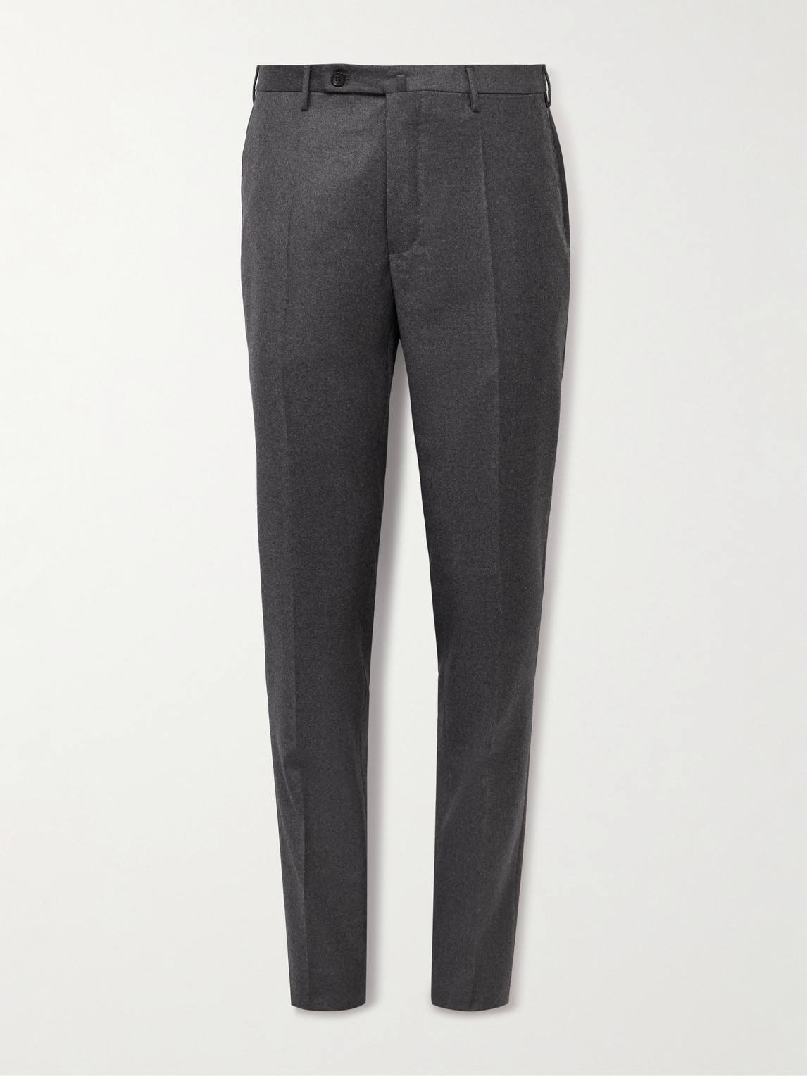 Incotex Slim-Fit Brushed Cotton-Blend Twill Trousers - Men