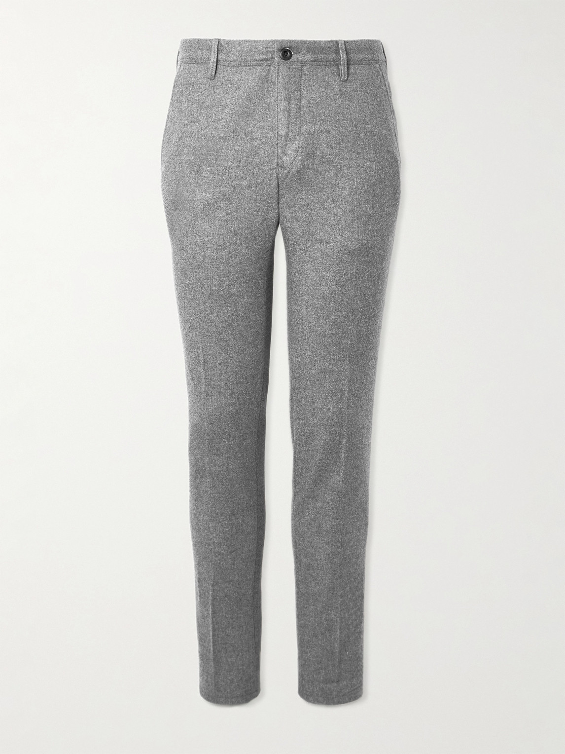 Incotex Slim-Leg Virgin Wool-Blend Trousers - Men