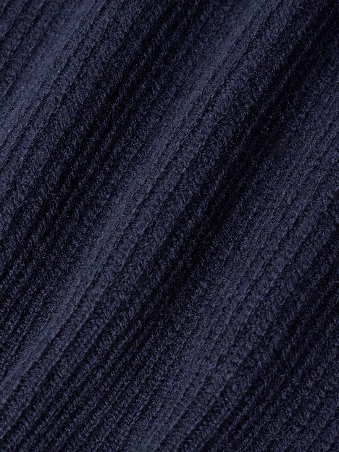 Incotex Zanone Ribbed Virgin Wool Sweater In Blue