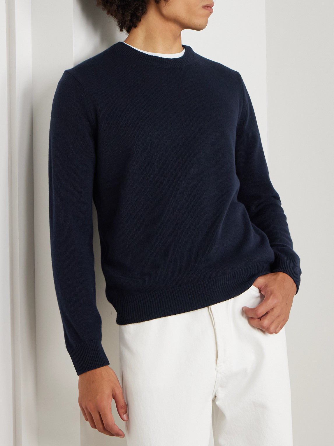  Slowear - Incotex Wool And Cashmere-blend Sweater - Men - Blue - It 52 