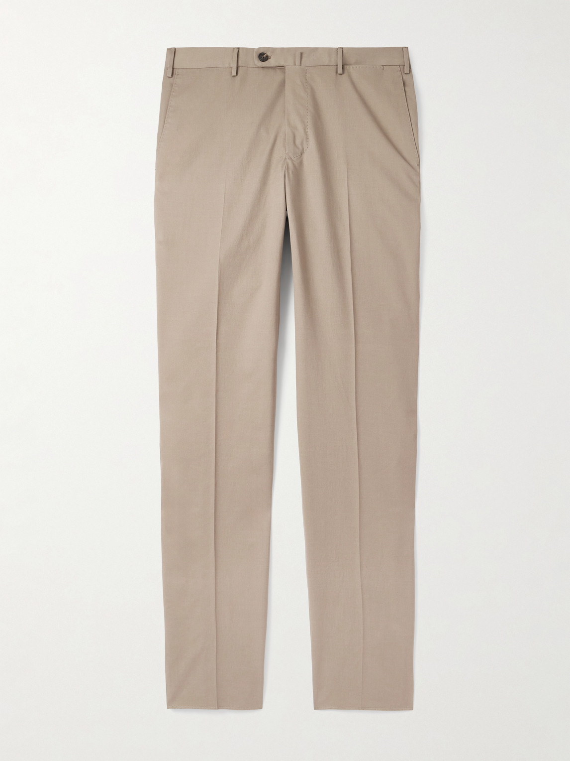 Incotex – Slim-Fit Cotton and Cashmere-Blend Trousers
