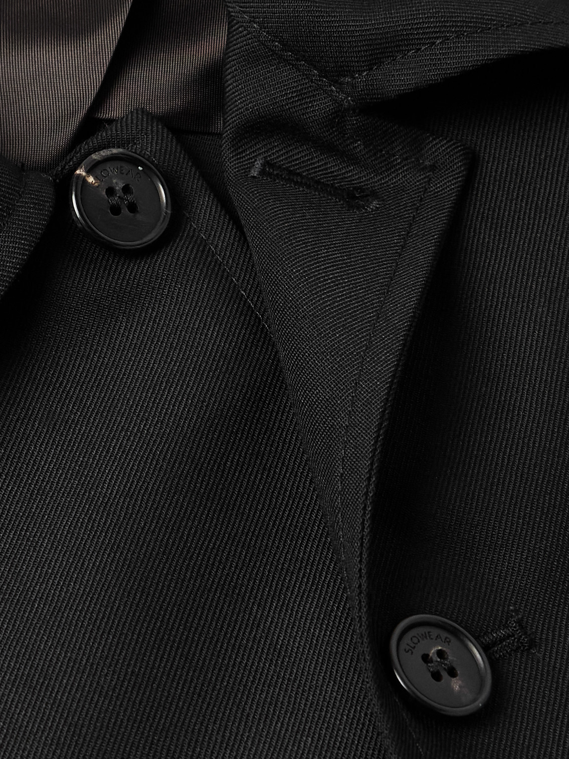 Incotex Wool And Mohair-blend Twill Bomber Jacket In Black
