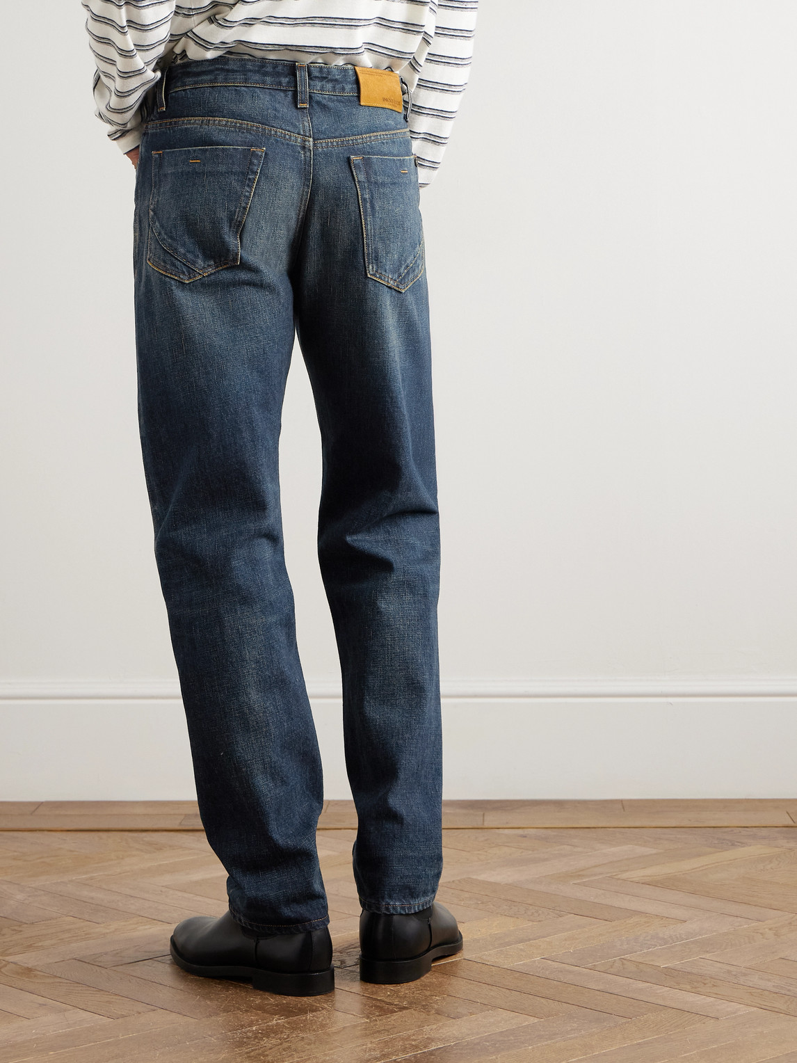 Incotex Blue Division Straight-leg Jeans In Blue