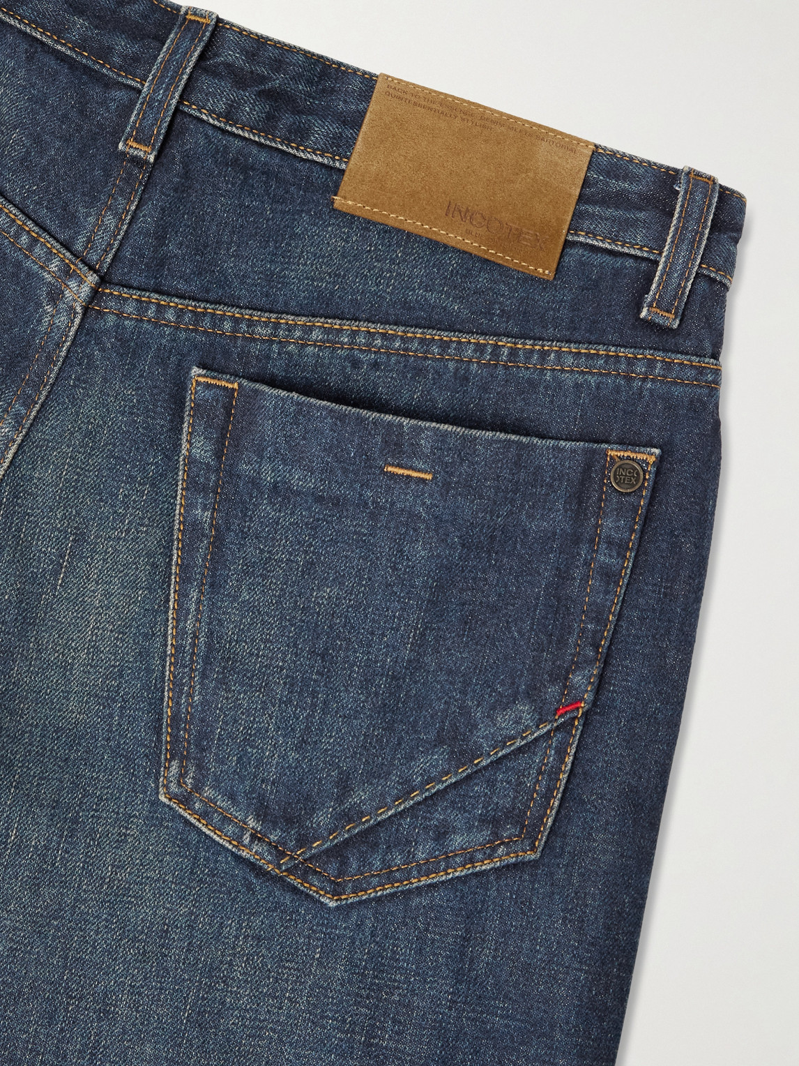 Incotex Blue Division Straight-leg Jeans In Blue