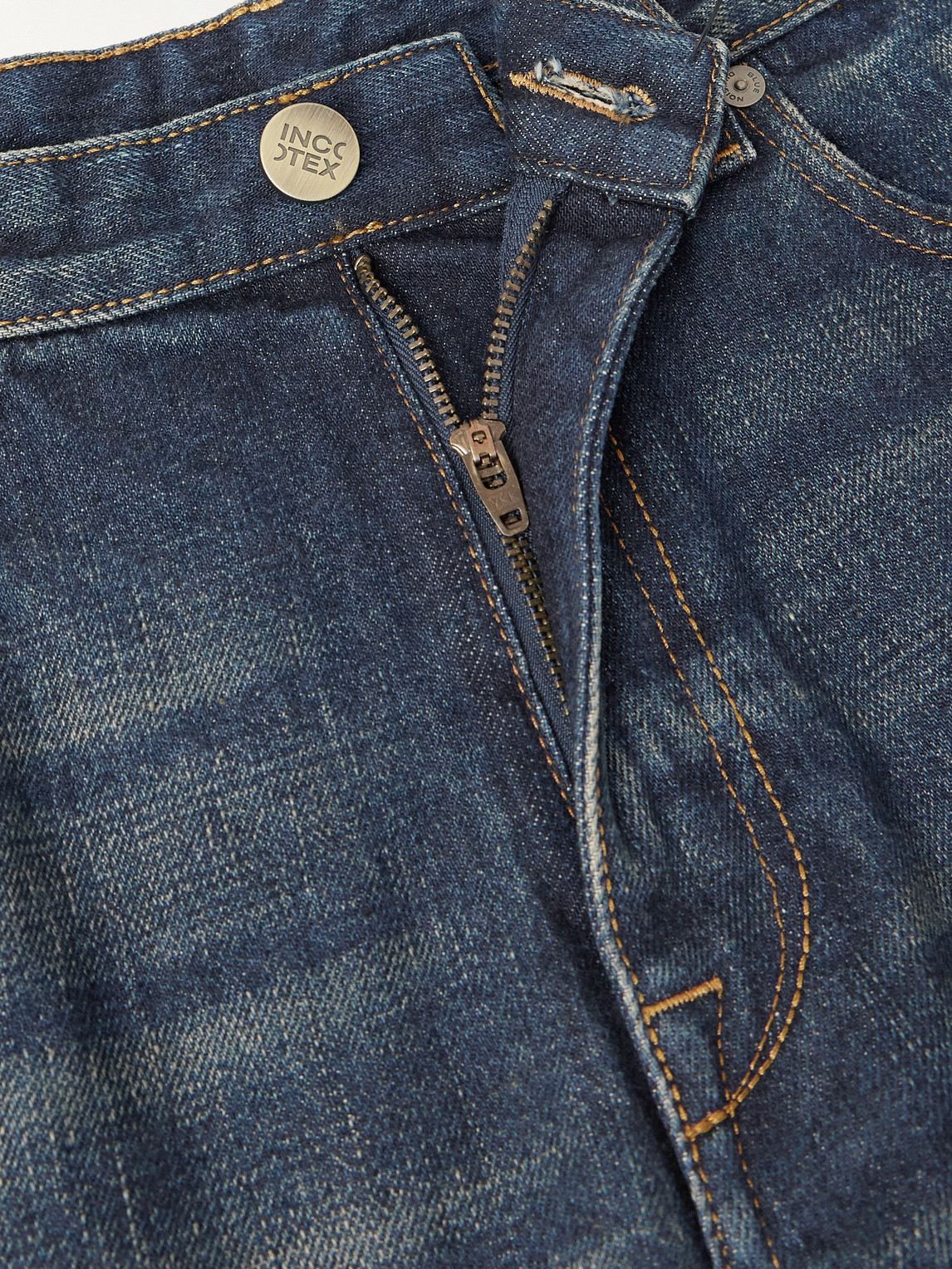 Incotex Blue Division Straight-leg Jeans In Blue