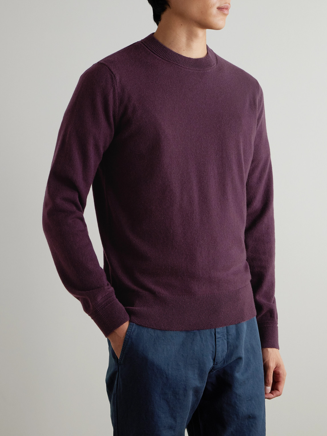  Mr P. - Curtis Cashmere Sweater - Men - Burgundy - Xs 