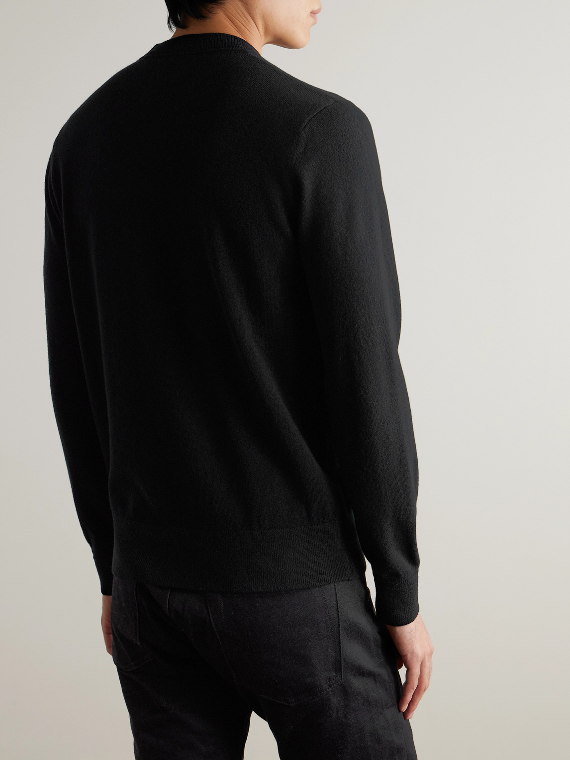  Mr P. - Curtis Cashmere Sweater - Men - Black - Xs 