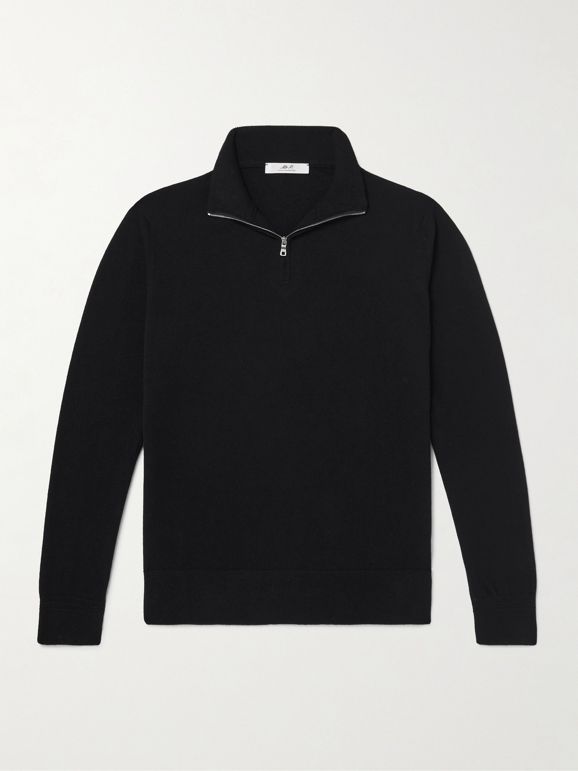 MR P. James Cashmere Half-Zip Sweater - Men