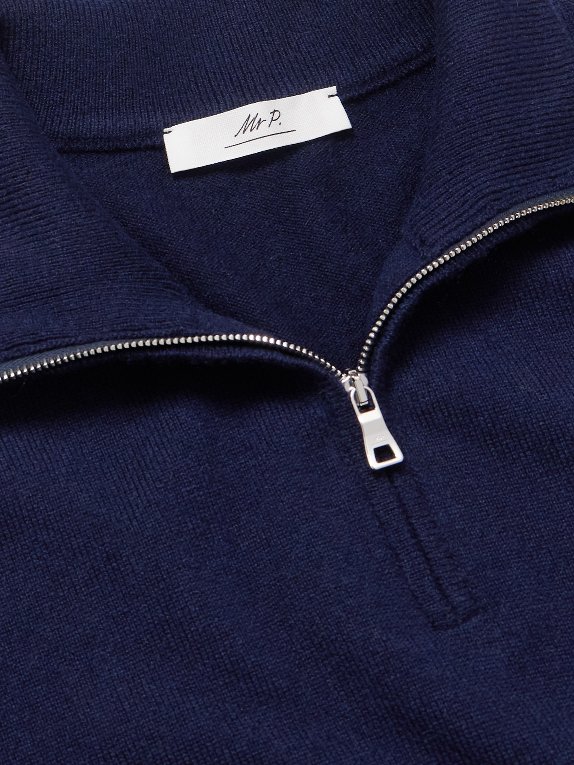 Mr P. - James Cashmere Half-Zip Sweater