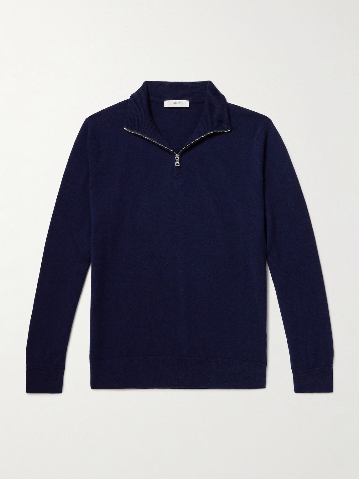MR P. James Cashmere Half-Zip Sweater - Men