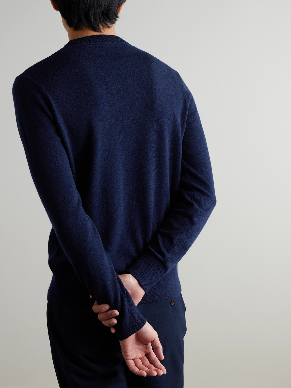  Mr P. - Curtis Cashmere Sweater - Men - Blue - Xs 