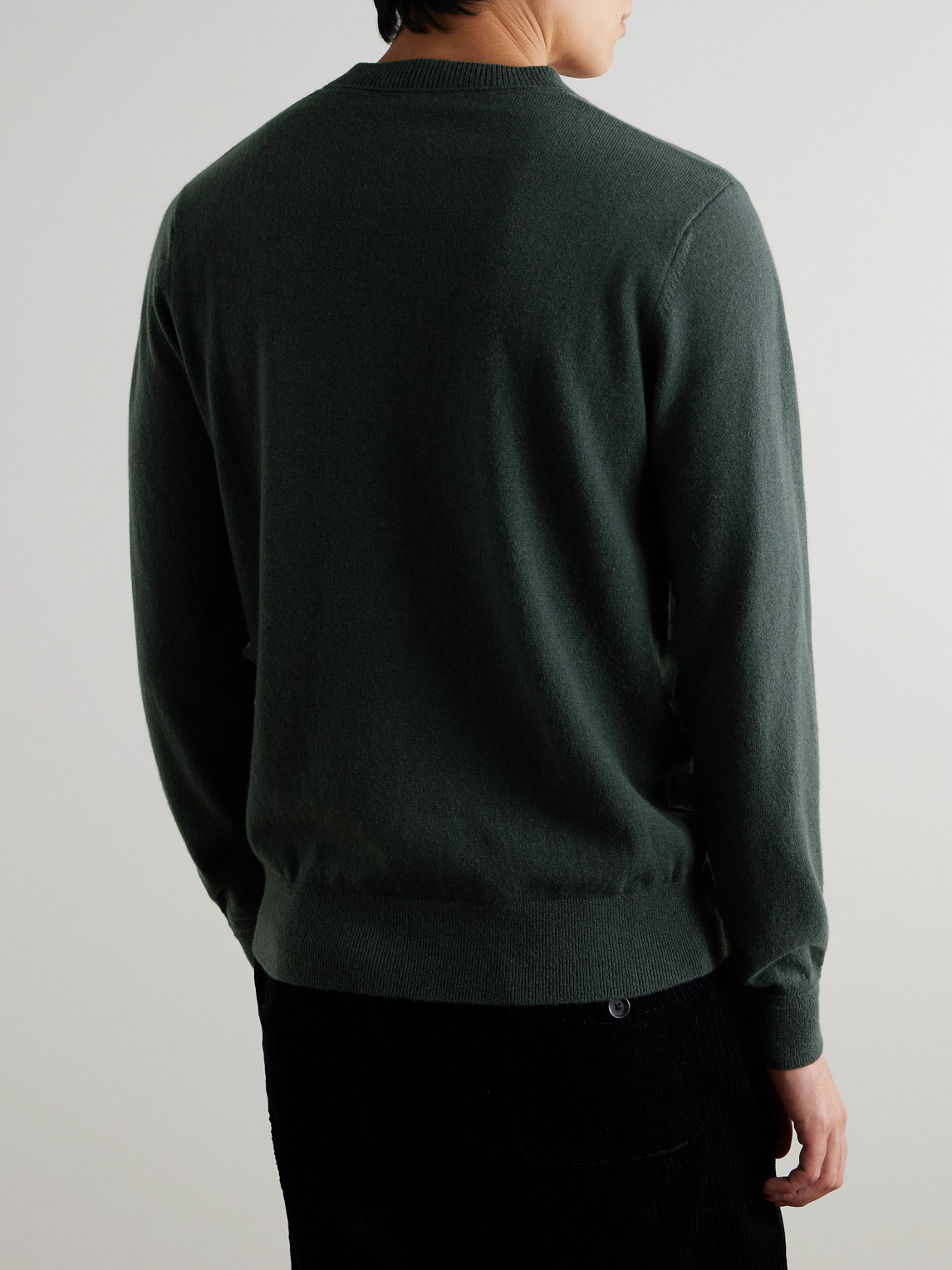  Mr P. - Curtis Cashmere Sweater - Men - Green - S 