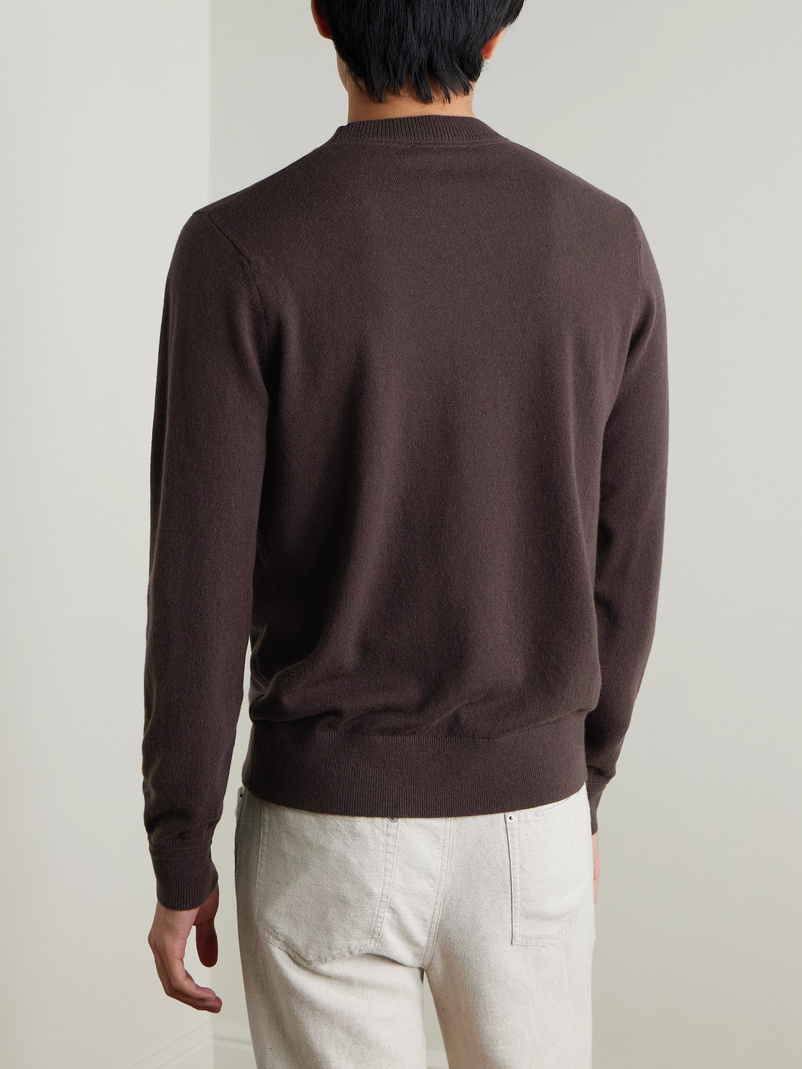  Mr P. - Curtis Cashmere Sweater - Men - Brown - Xs 