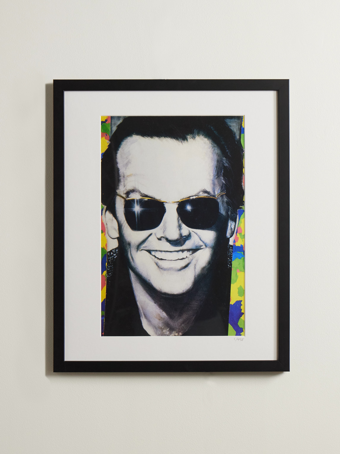 Framed 1984 Jack Nicholson Print, 16"x 20"