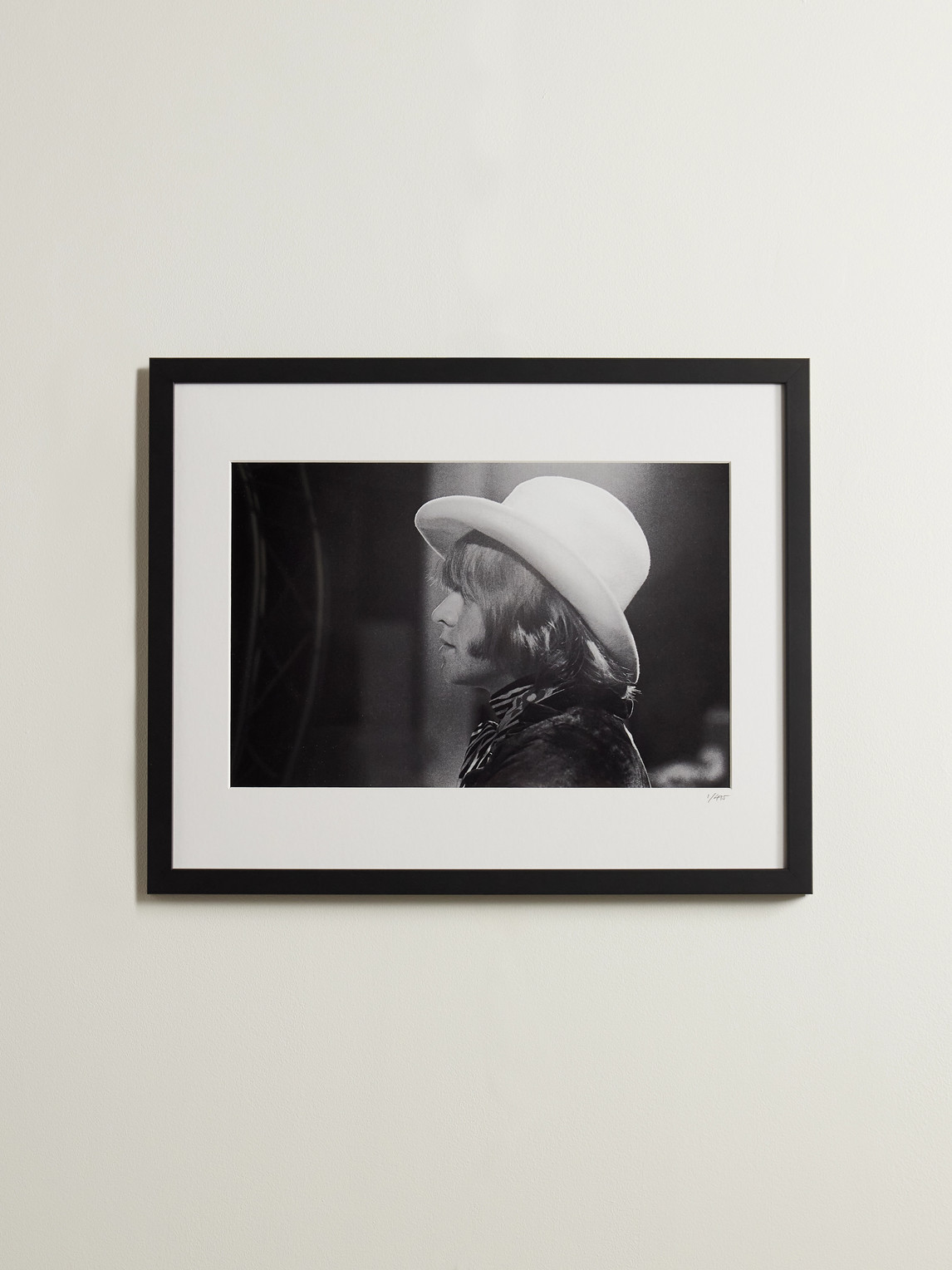 Framed 1967 Brian Jones Print, 16" x 20"
