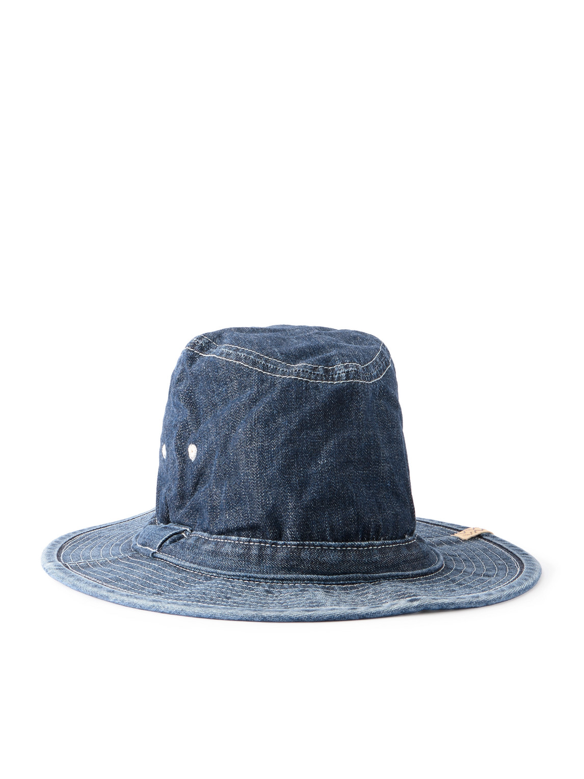 Visvim Buckley Logo-appliqued Denim Fedora