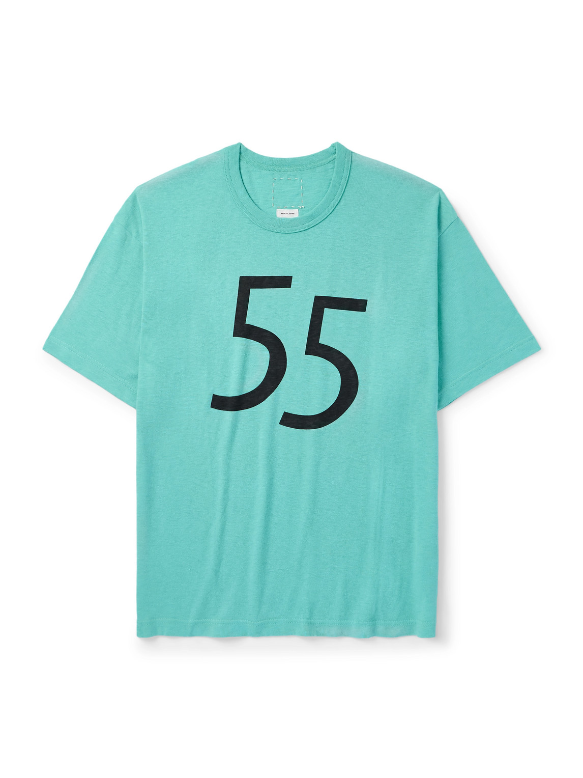 Visvim Logo-print Cotton-jersey T-shirt In Green
